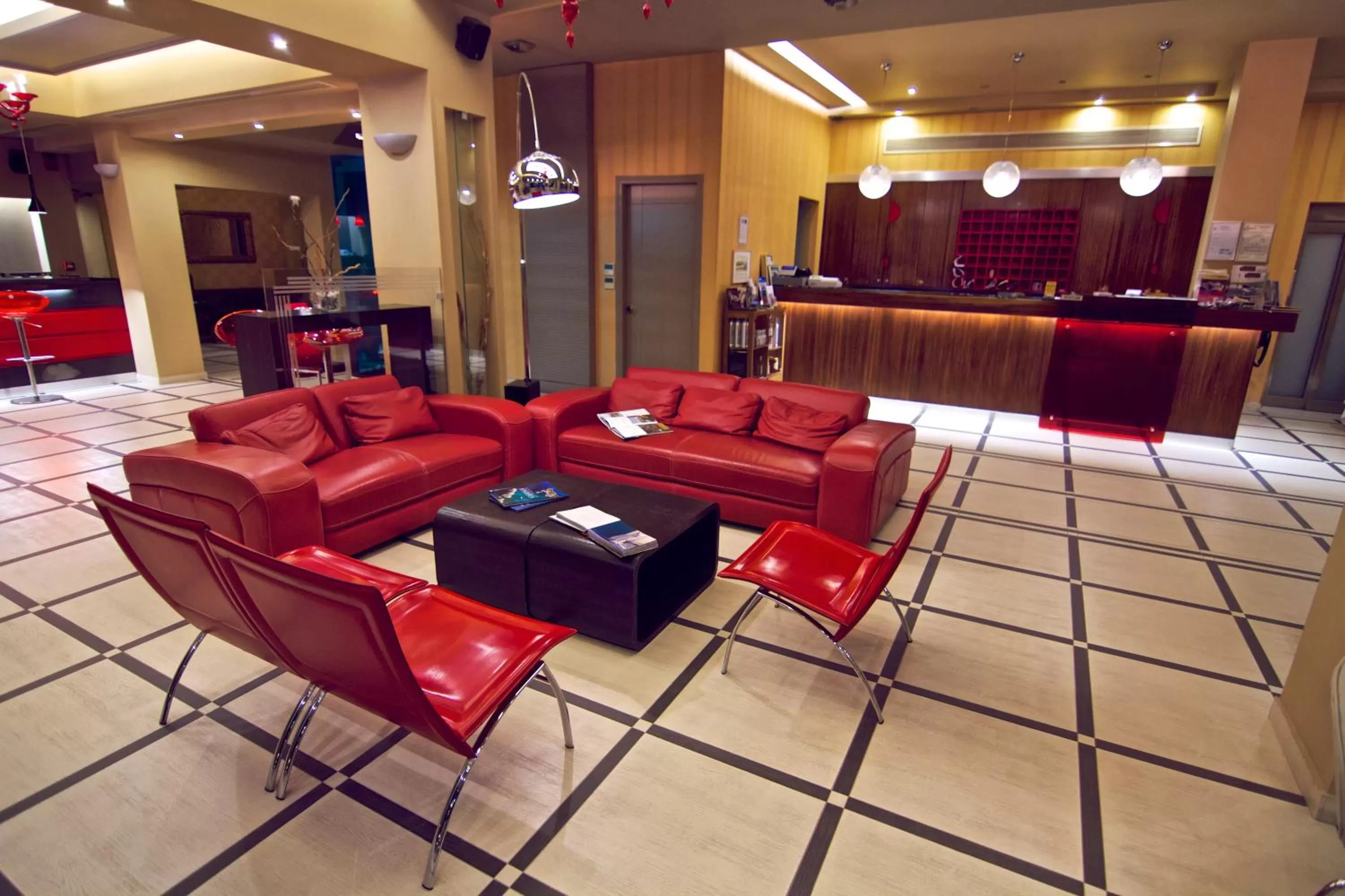 Lobby or reception in Heliotrope Hotels