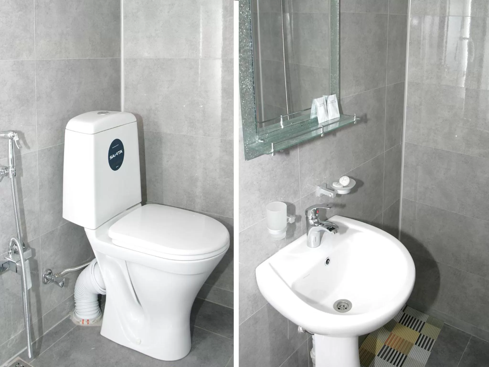 Bathroom in Hotel Tskhumi