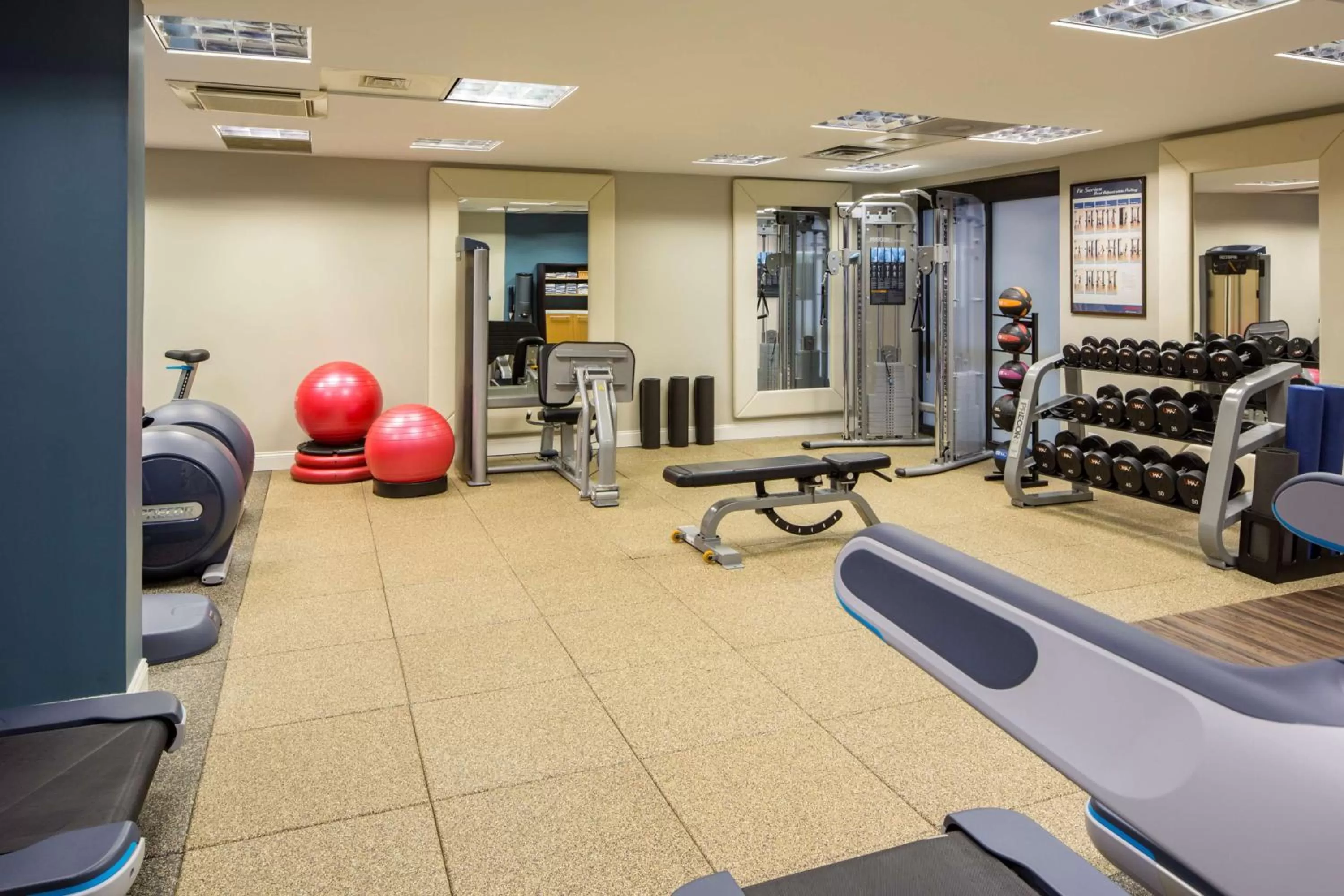 Fitness centre/facilities in Doubletree by Hilton Laurel, MD