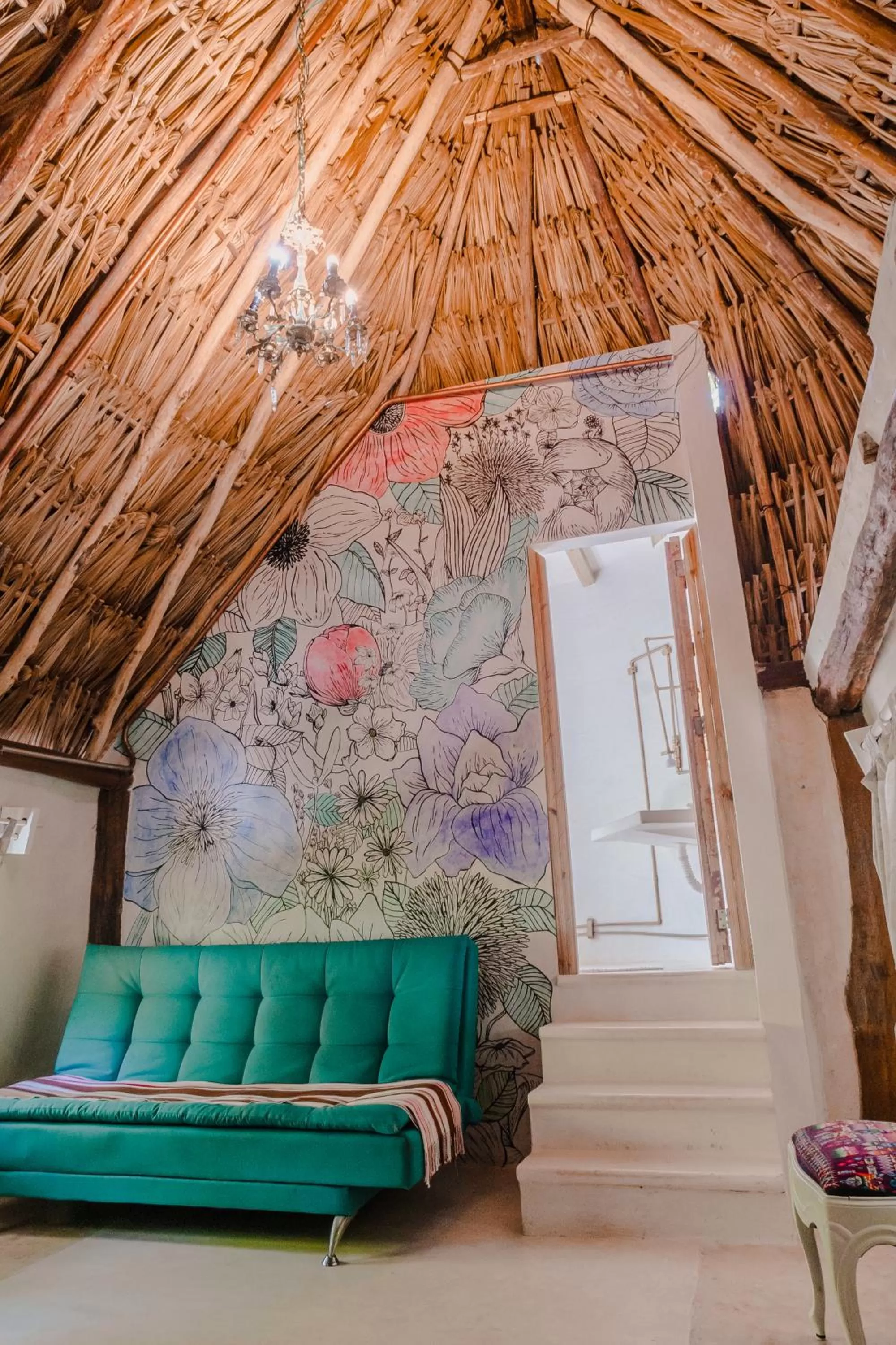 Decorative detail, Seating Area in Posada Lamar Tulum Beach Front and Pool