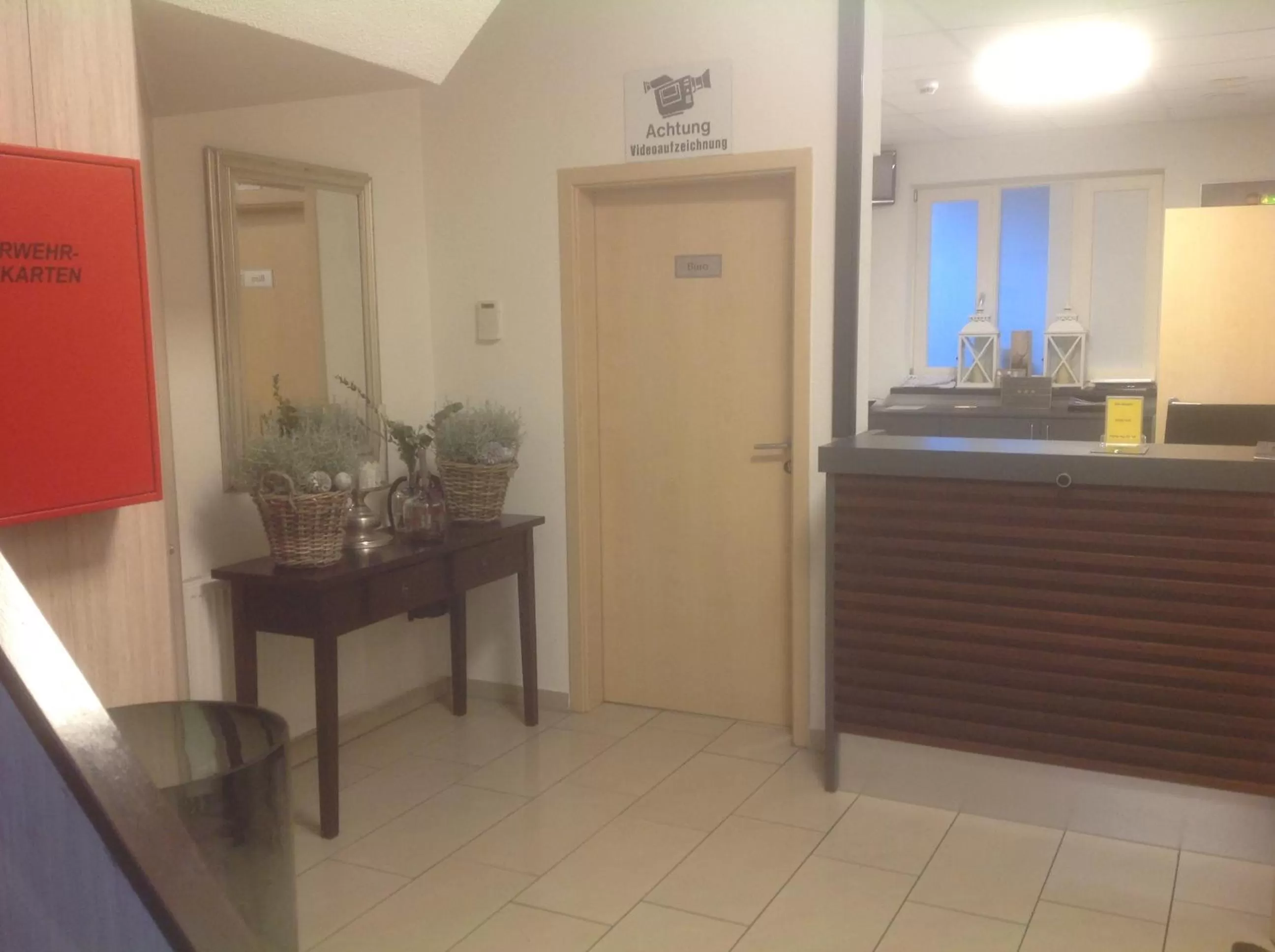 Lobby/Reception in Hotel Restaurant Fritz