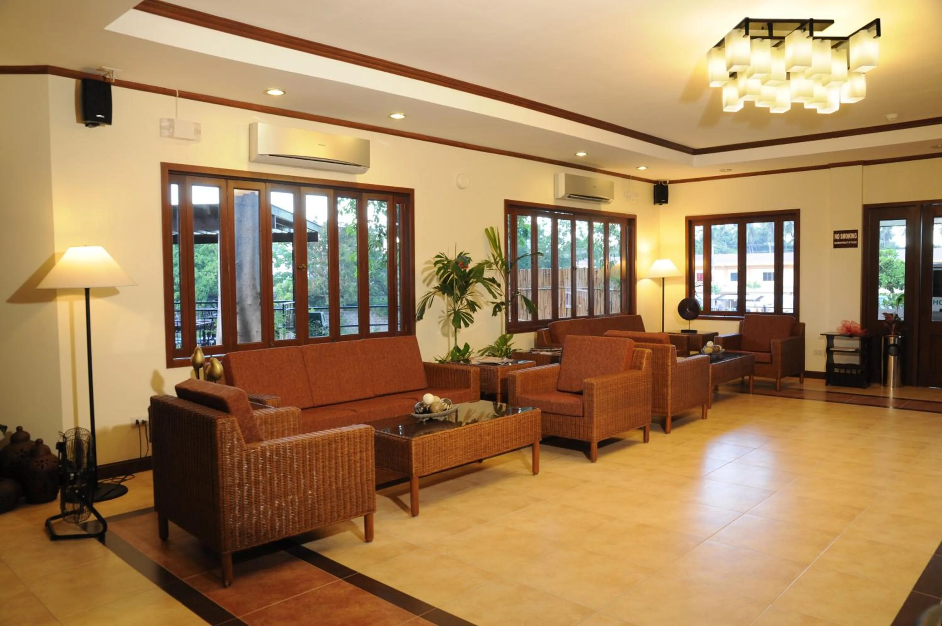 Lobby or reception in Hotel Tropika