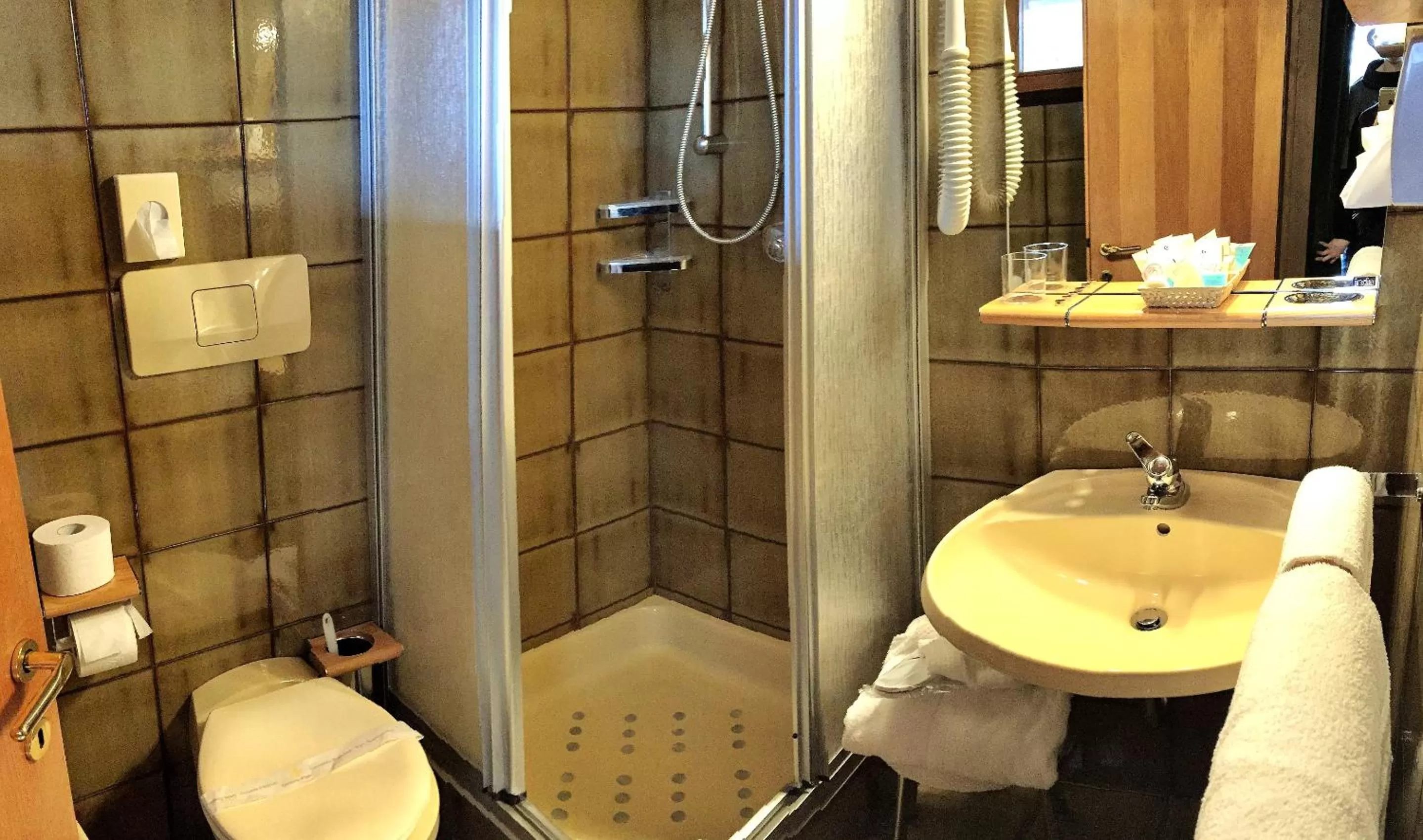 Shower in Park Hotel Villa Trunka Lunka