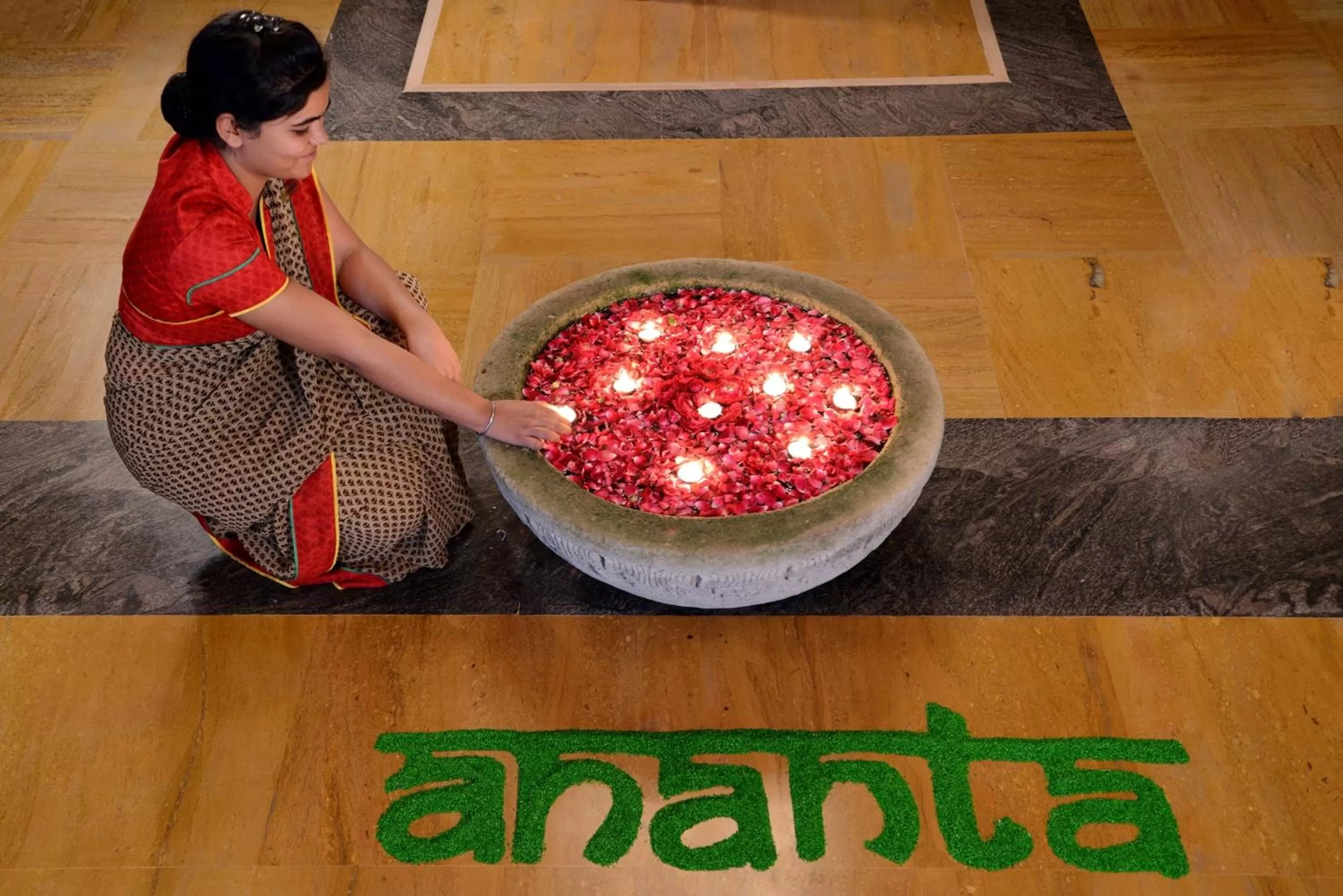 Lobby or reception in The Ananta Udaipur