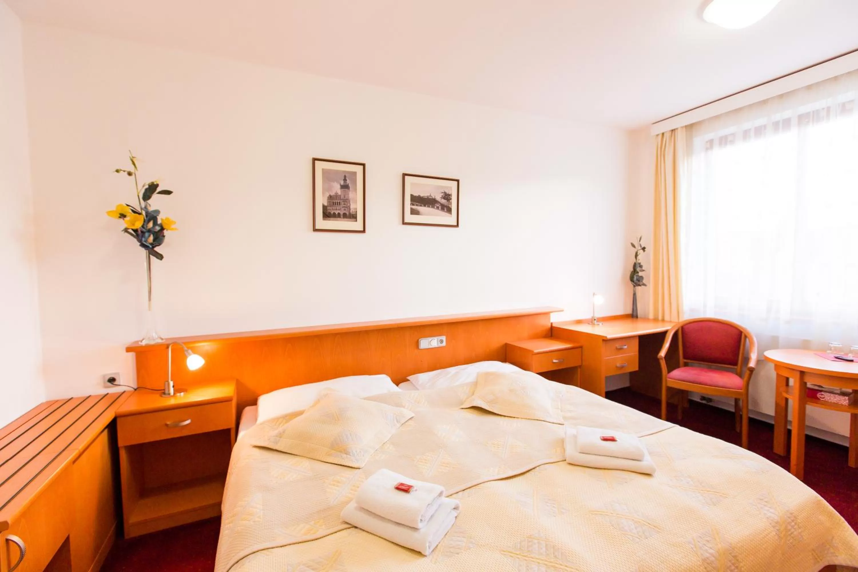 People, Bed in Hotel U Beránka Náchod