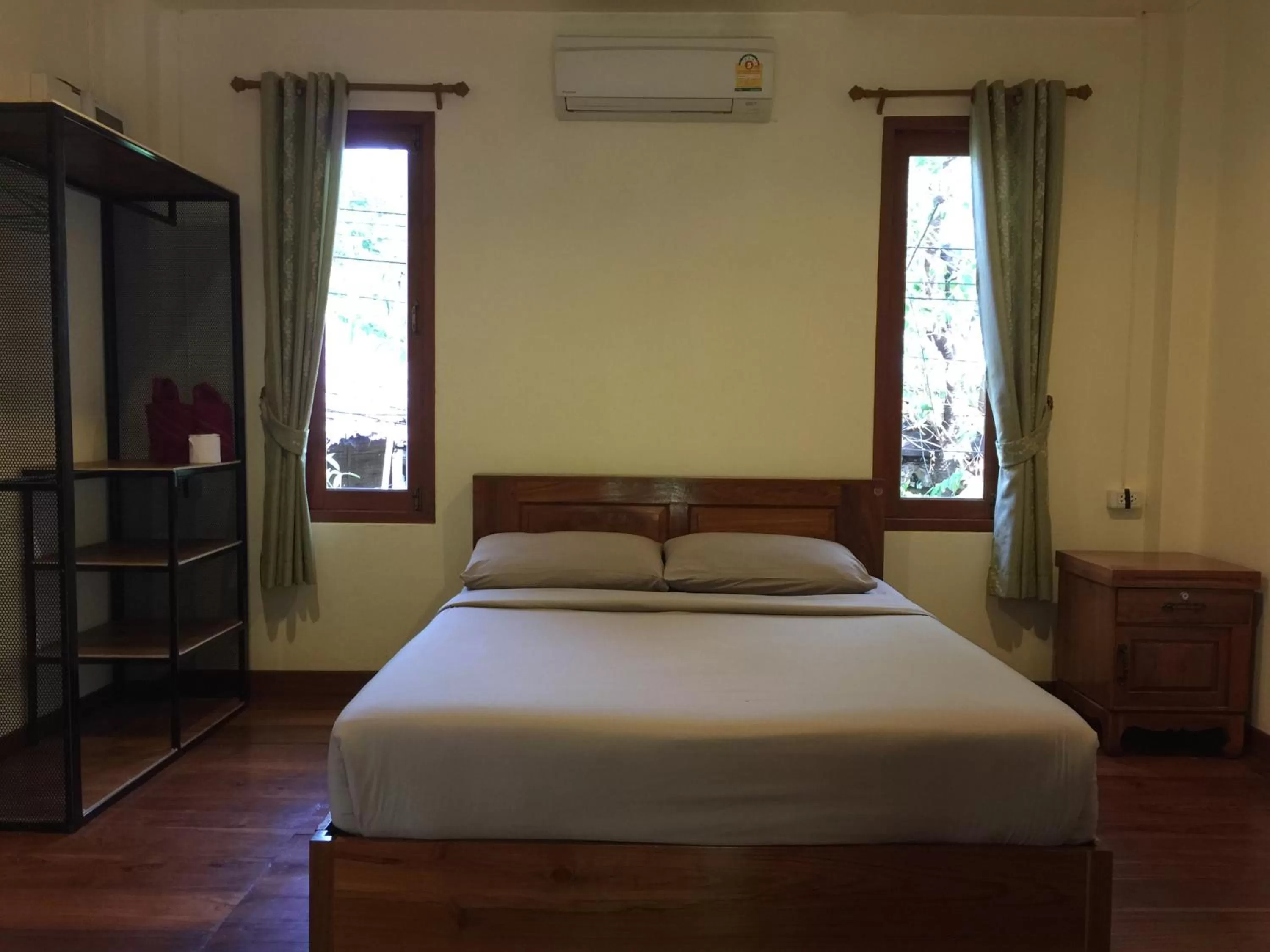 Bed in Pai Loess Resort