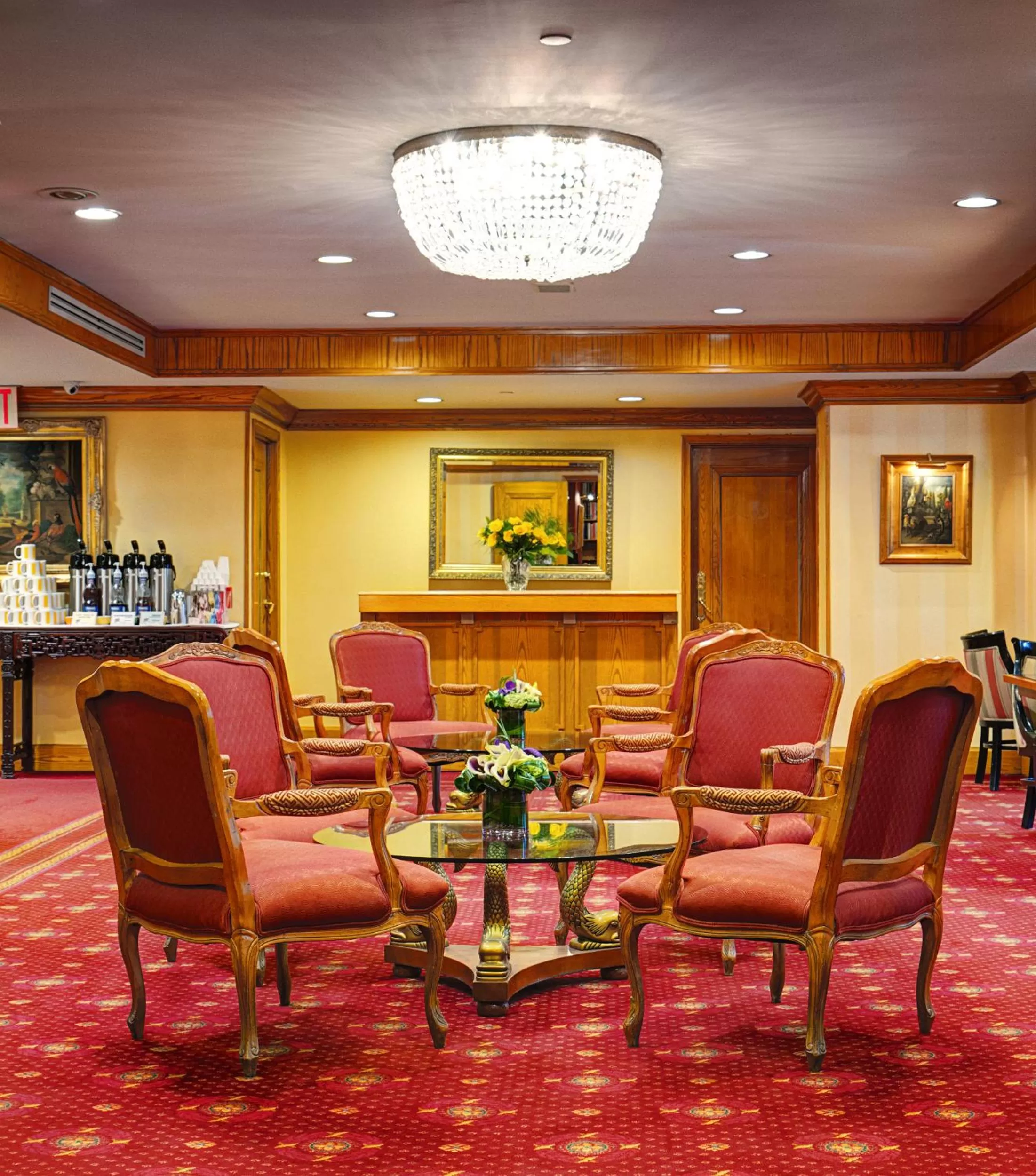 Decorative detail in Hotel Elysee by Library Hotel Collection