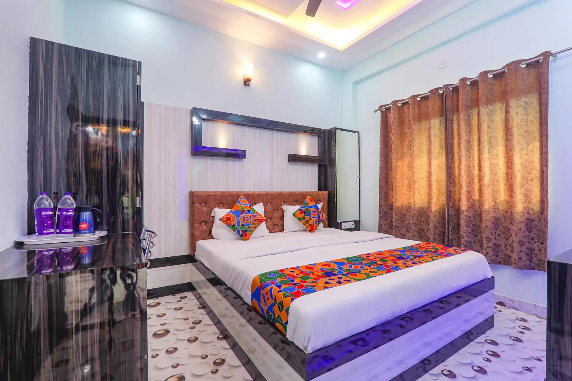 Photo of the whole room, Bed in FabHotel Lumbini International
