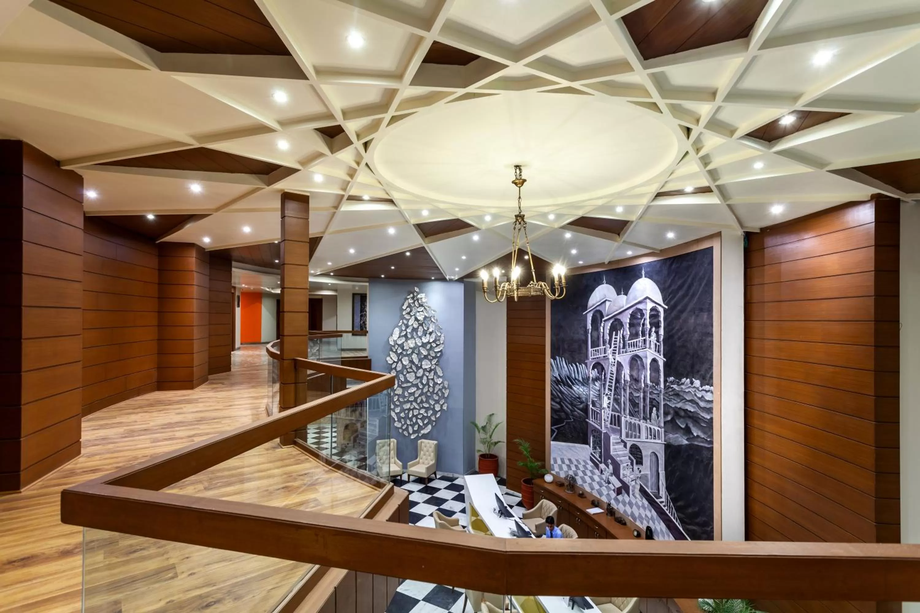 Lobby or reception in jüSTa Sajjangarh Resort & Spa, Udaipur