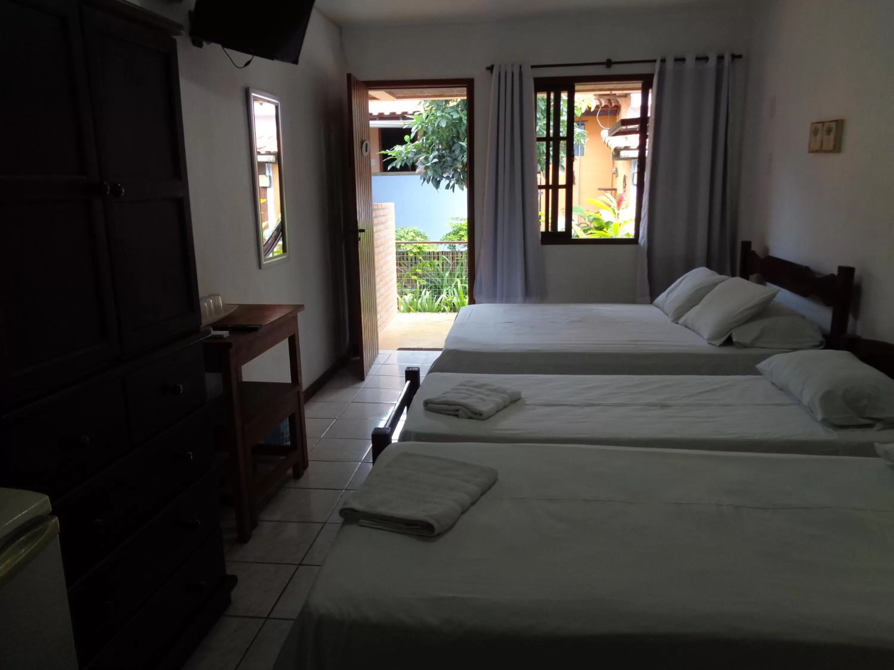 Bed in Pousada Barcarola