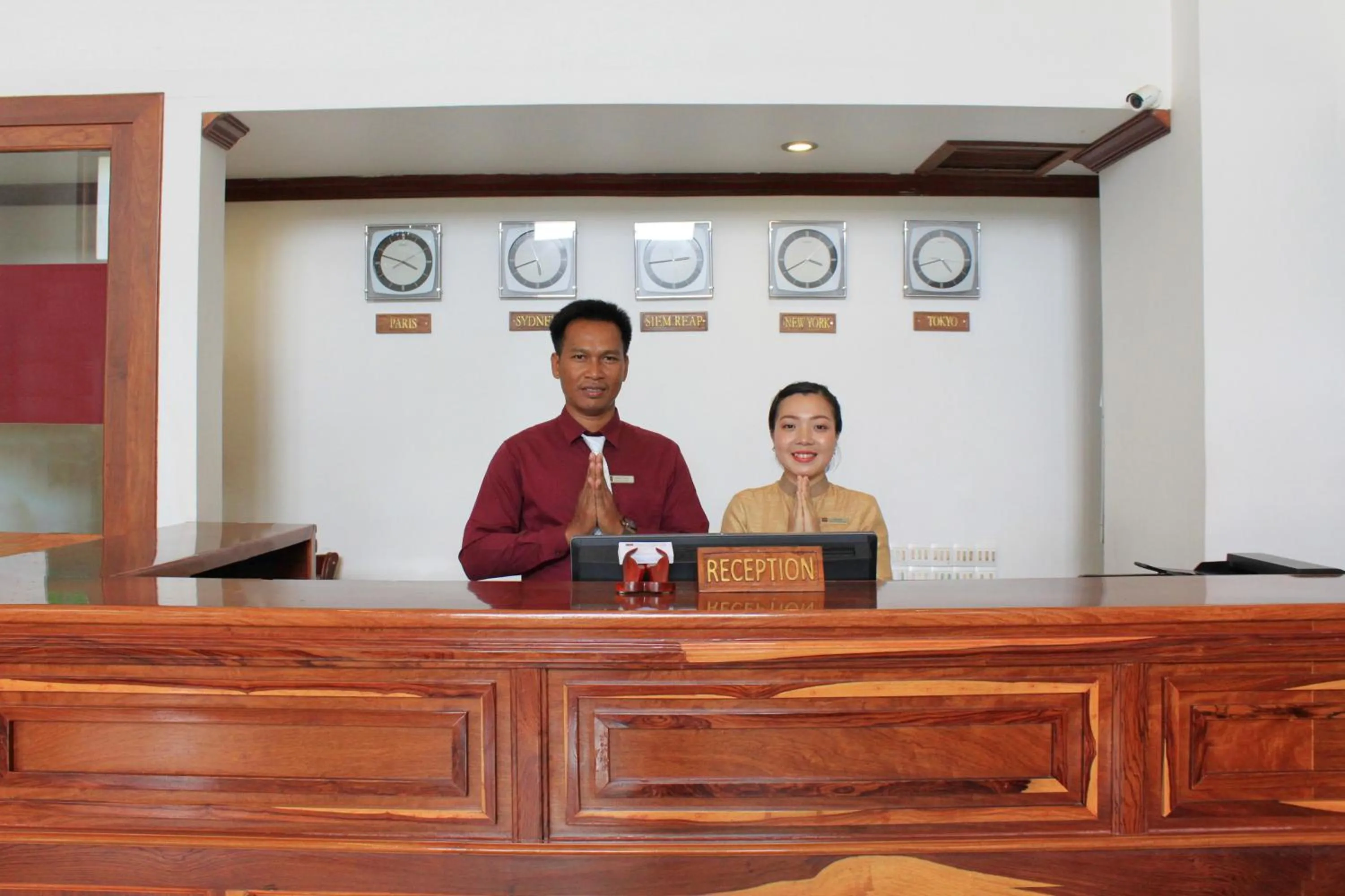 Lobby or reception in Cheathata CTA Hotel Siem Reap