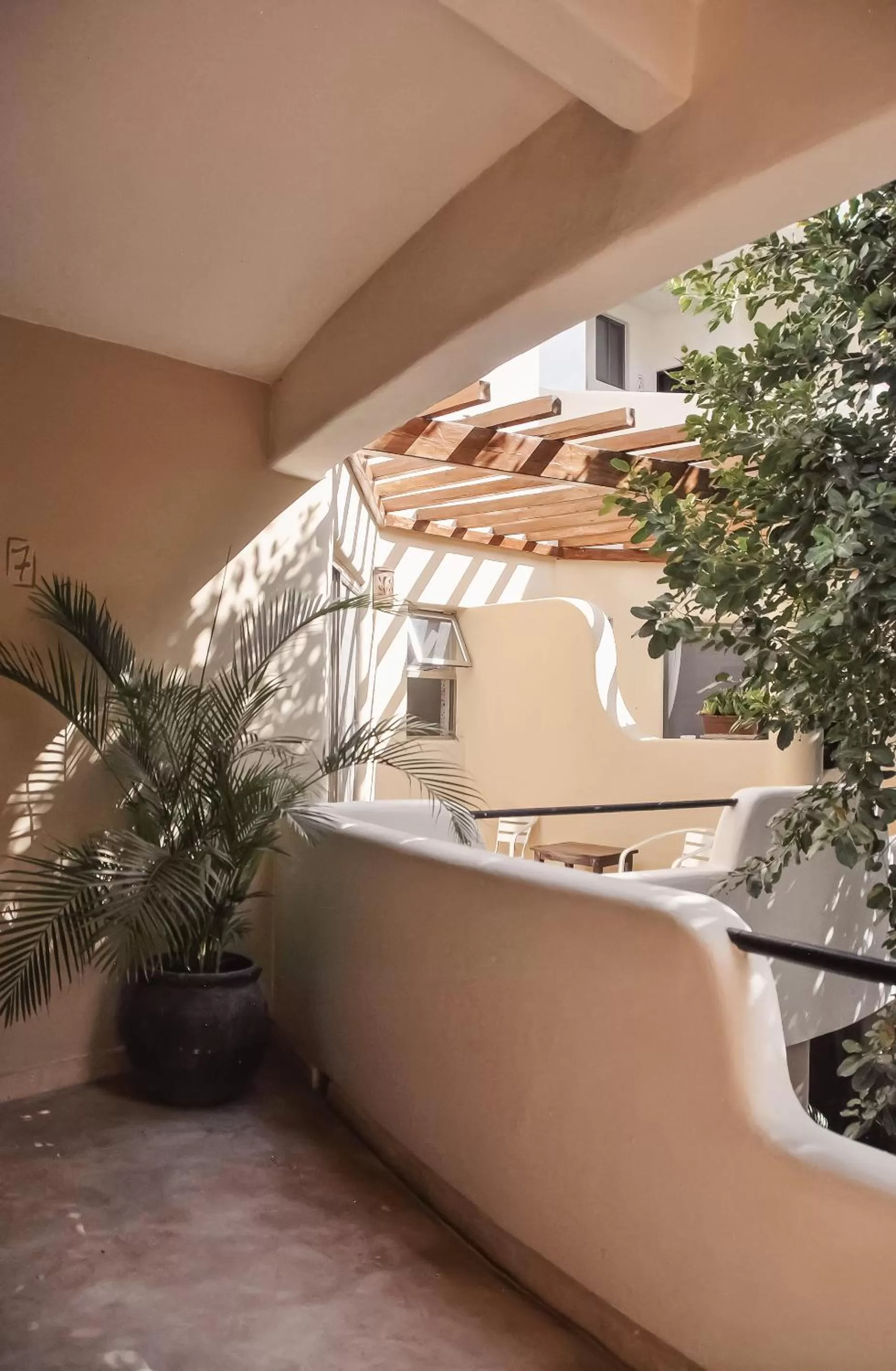 Patio in Boutique Hotel Posada 06 Tulum