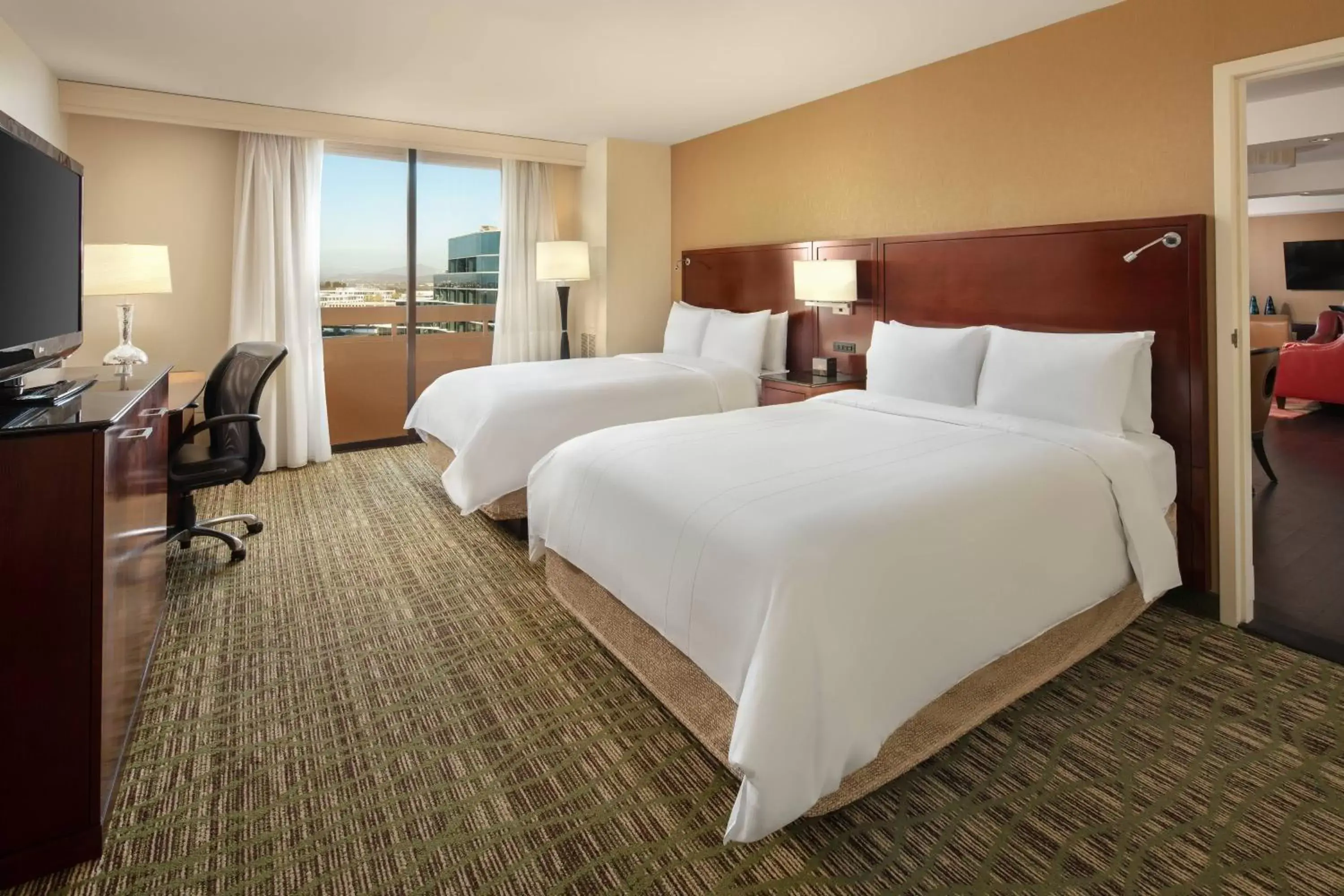 Double Room with Two Double Beds - Hearing Accessible in San Diego Marriott La Jolla Double Room with Two Double Beds - Hearing Accessible in San Diego Marriott La Jolla