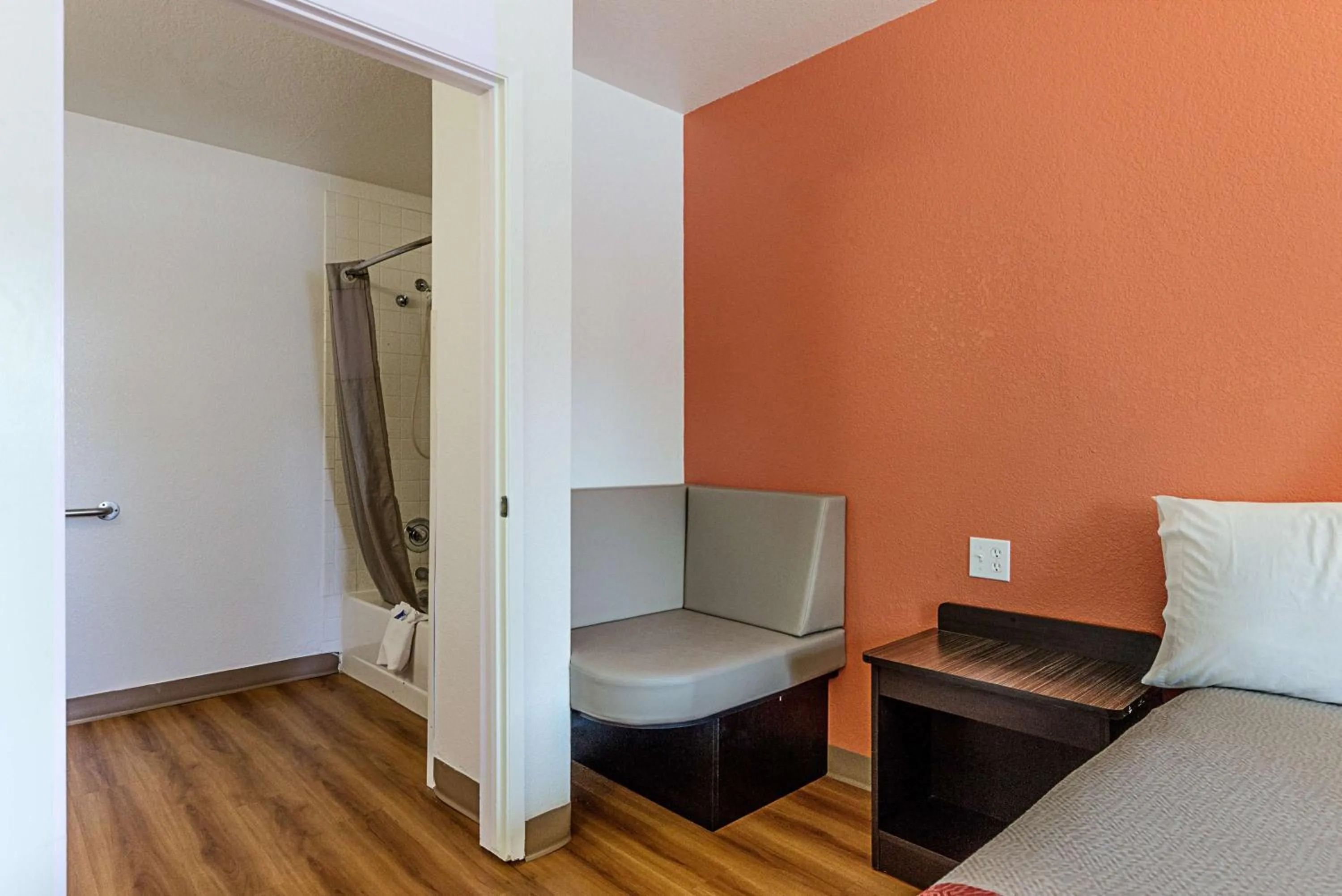 Photo of the whole room in Motel 6-Fresno, CA