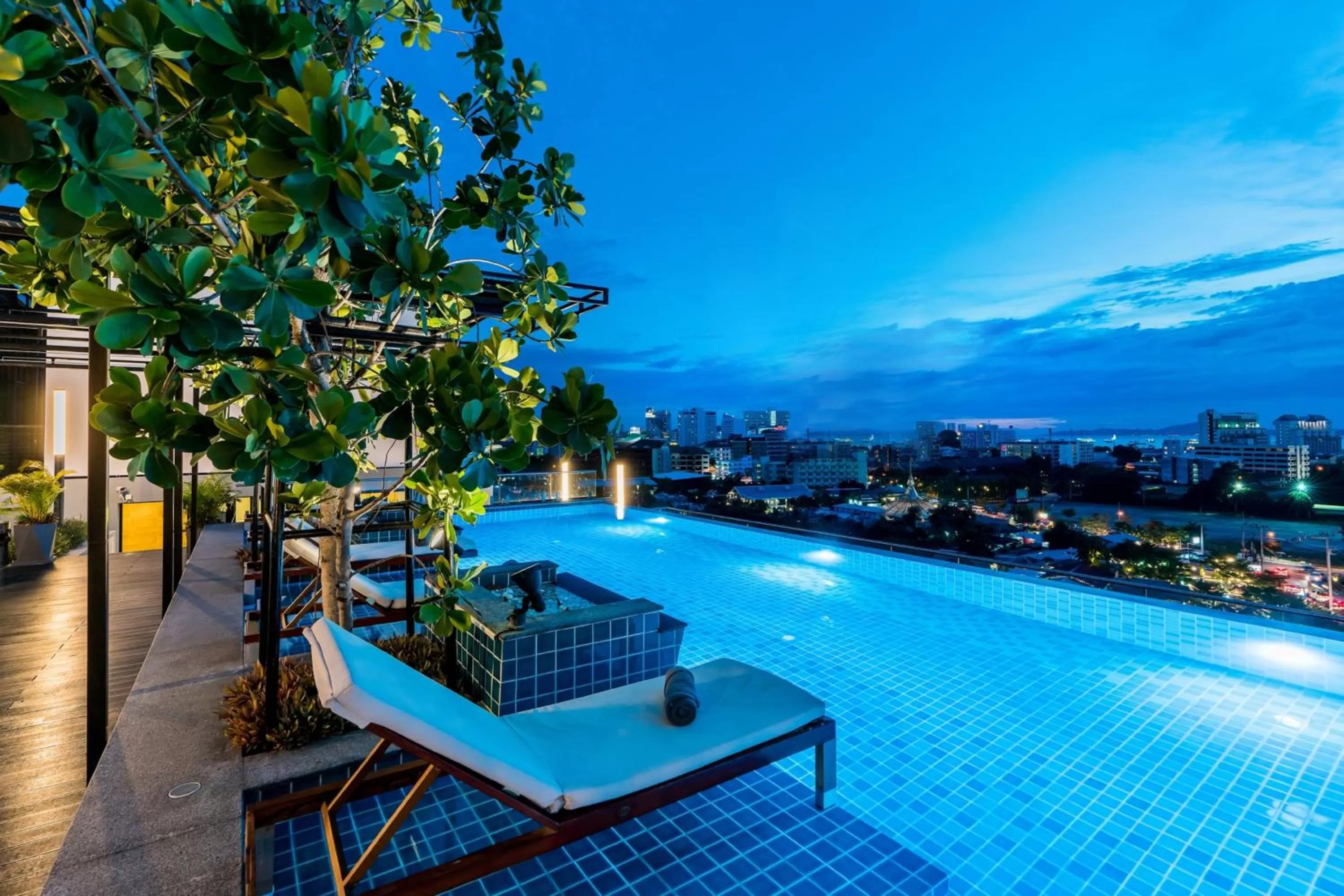 Pool view in SureStay Plus by Best Western T Pattaya