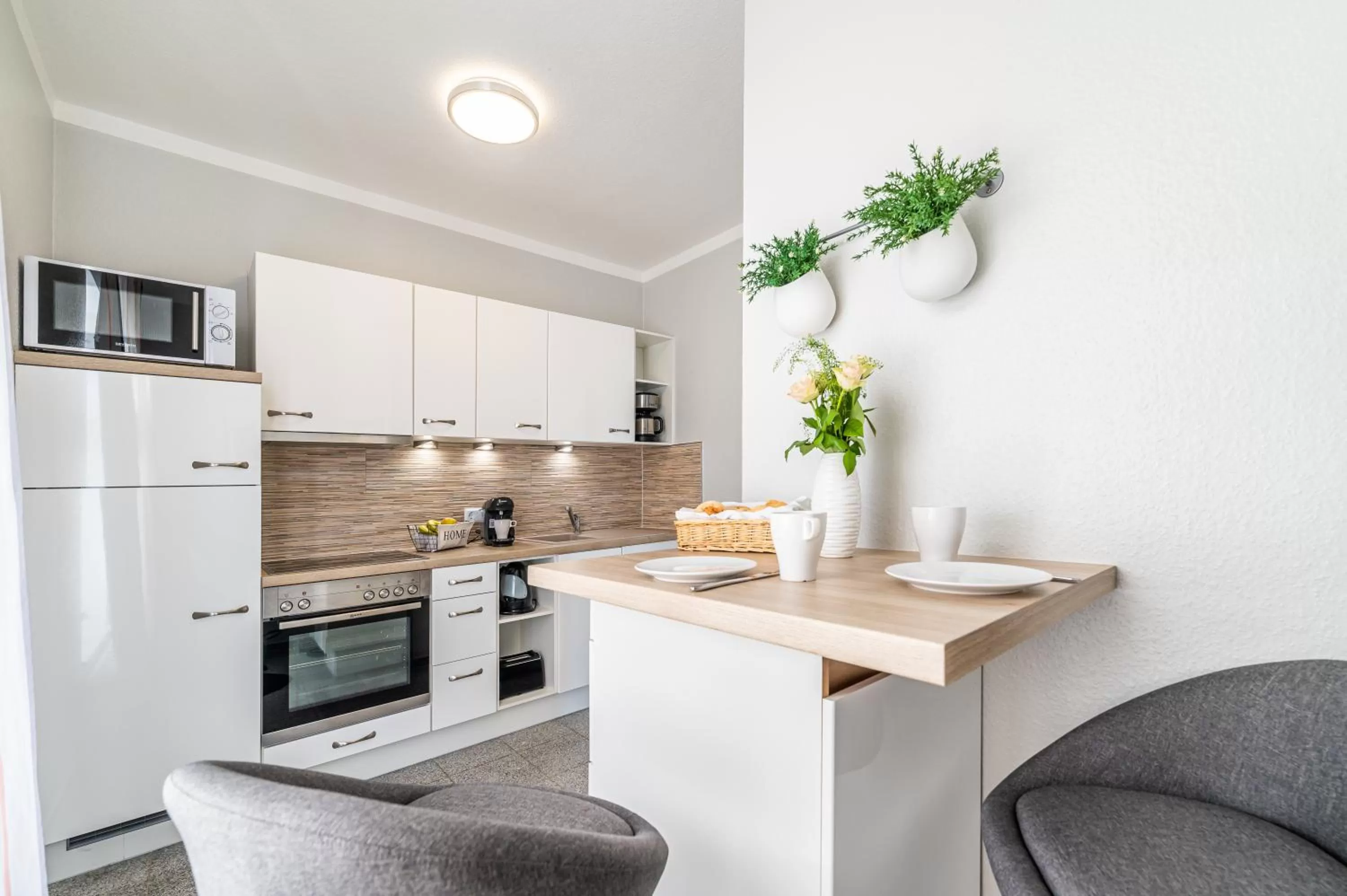 Kitchen/Kitchenette in Haus Ferienglück Sauna im Haus