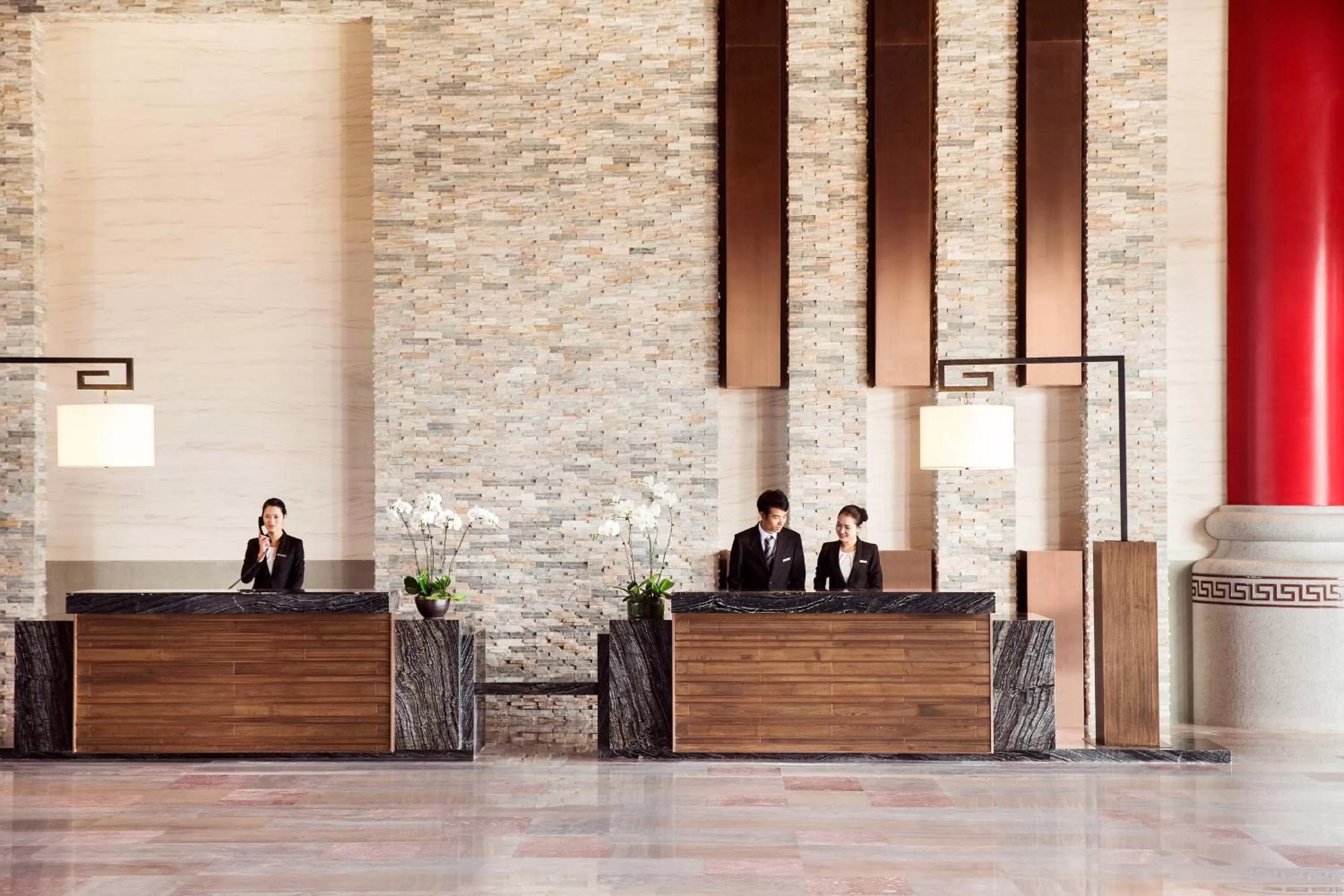Lobby or reception in Haikou Marriott Hotel