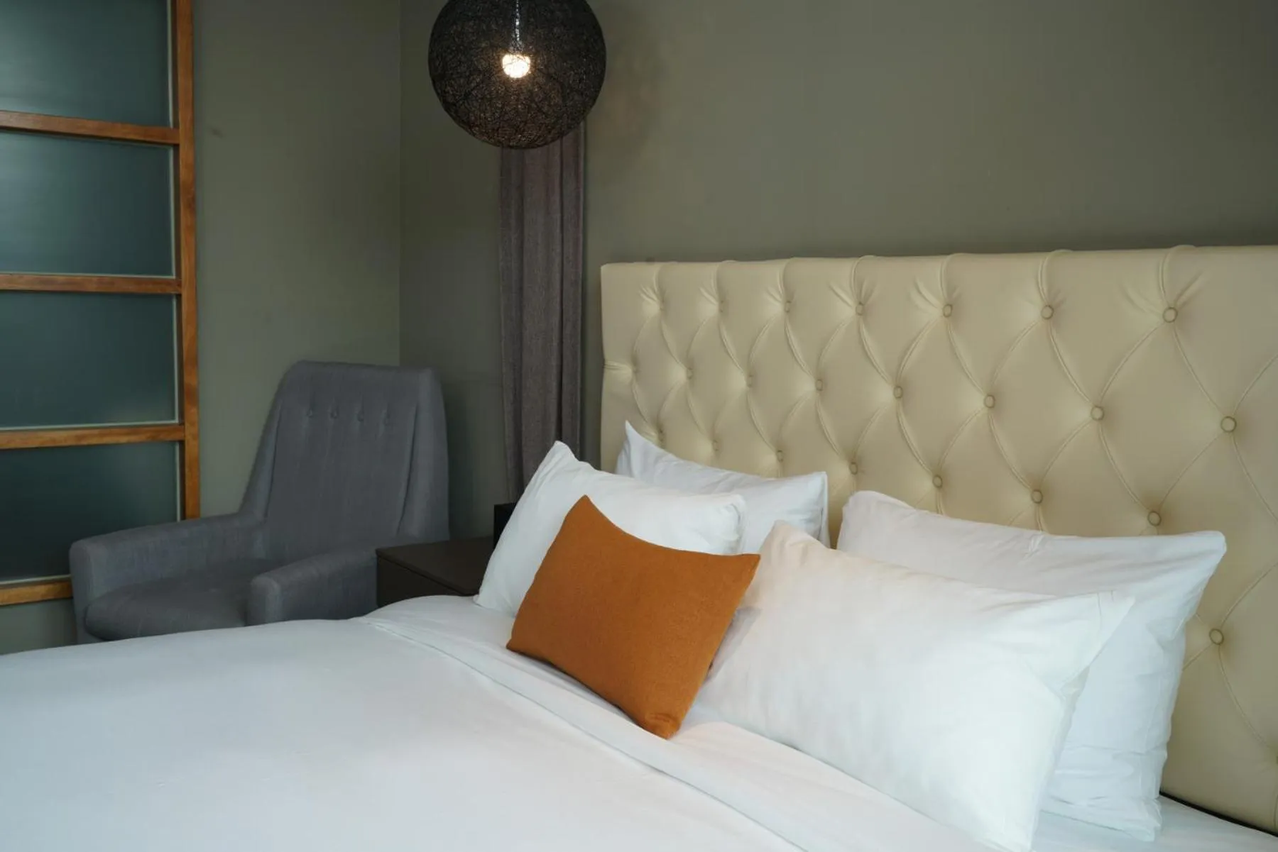 Bed in Jeju Hotel Scarboro