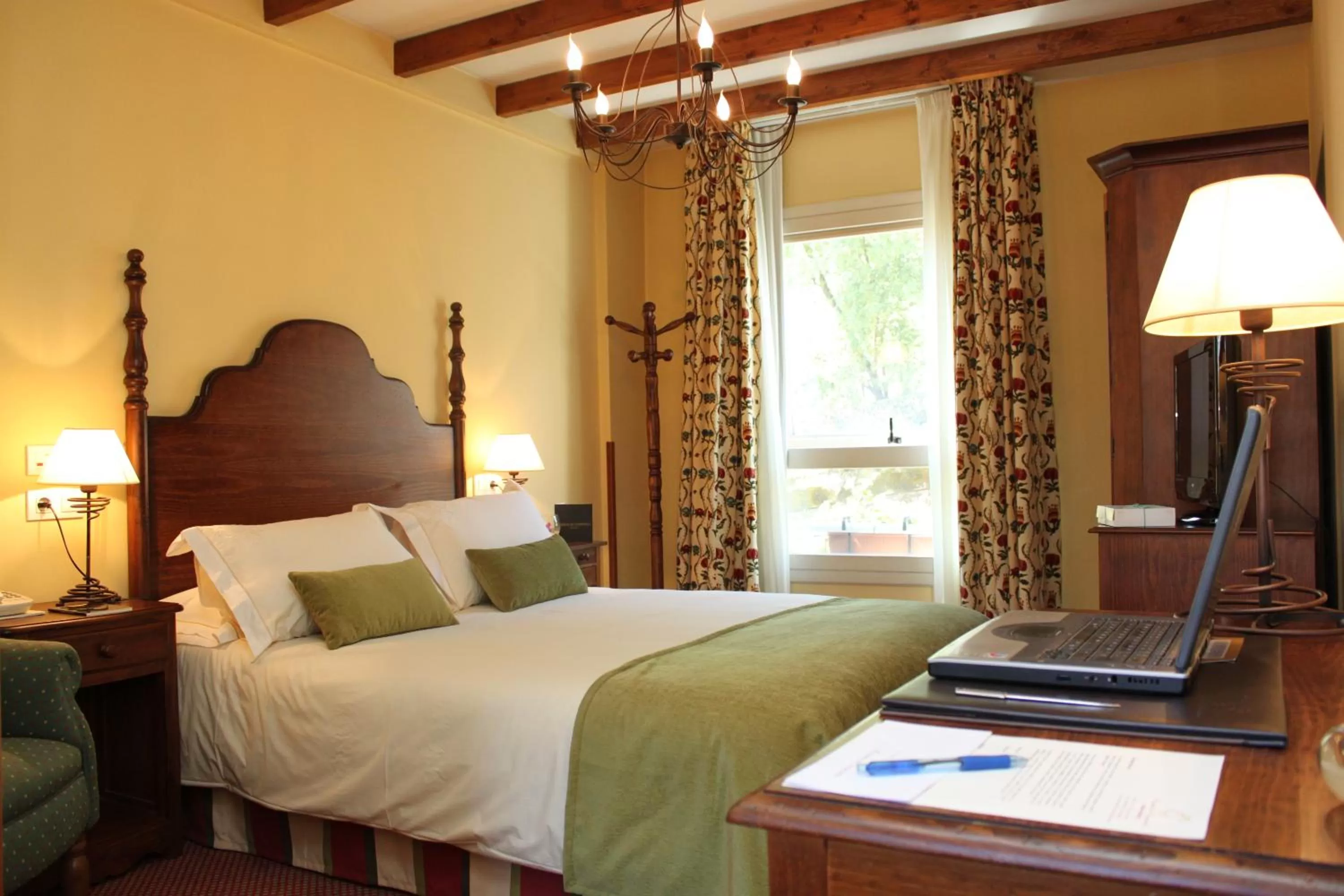 Photo of the whole room, Bed in Hotel Virxe da Cerca by Pousadas de Compostela