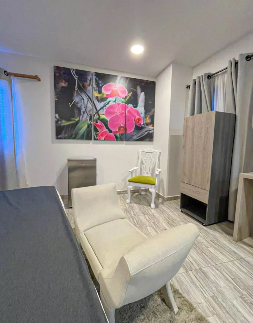 Seating Area in Bahia 79 Apartasuites Cerca al Centro