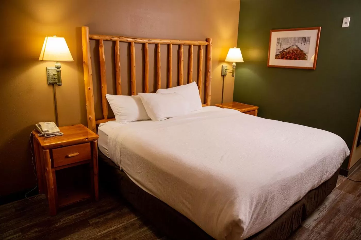 Bed in Grand Ely Lodge