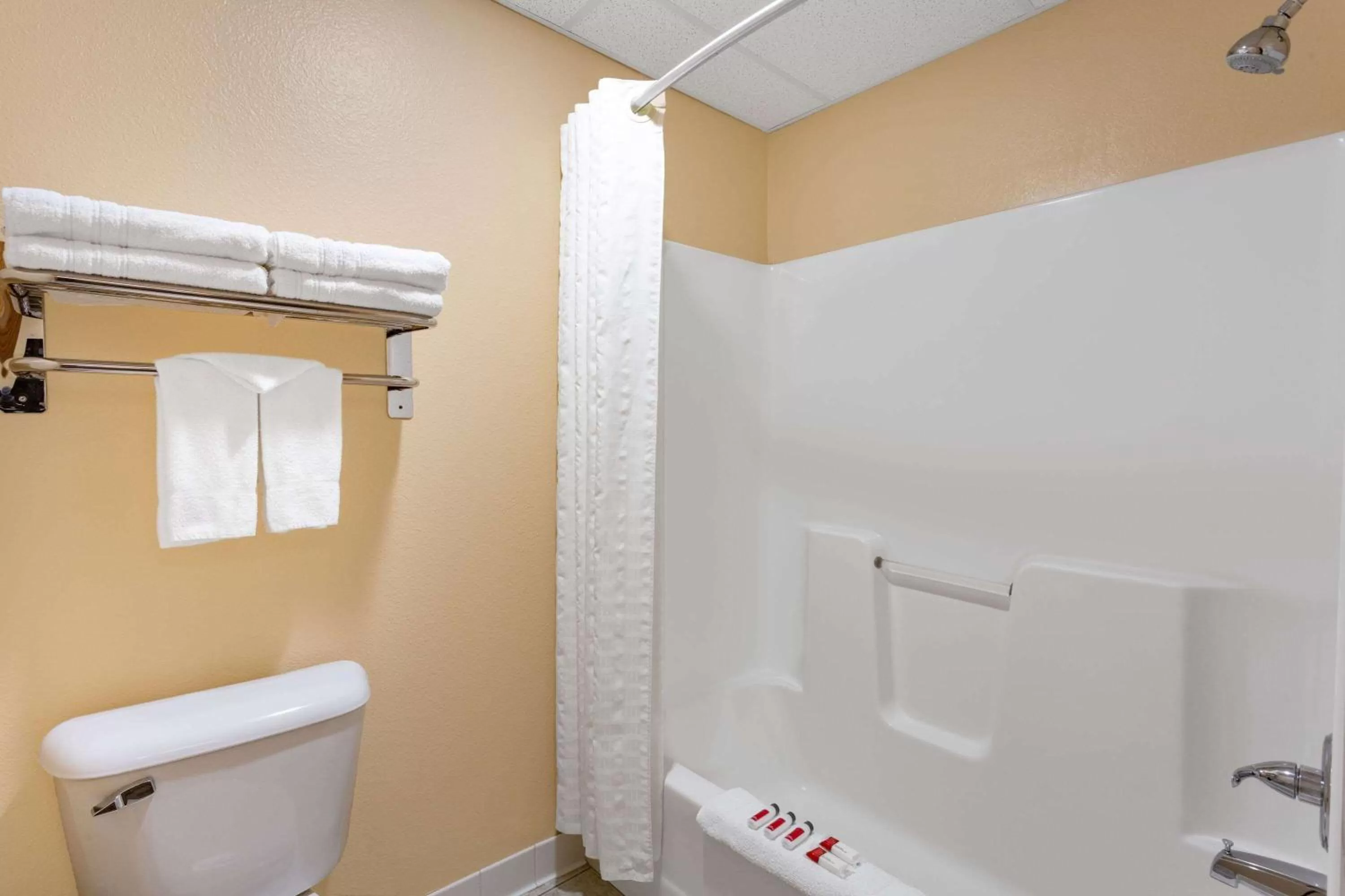 Bathroom in Super 8 by Wyndham Fort Dodge IA