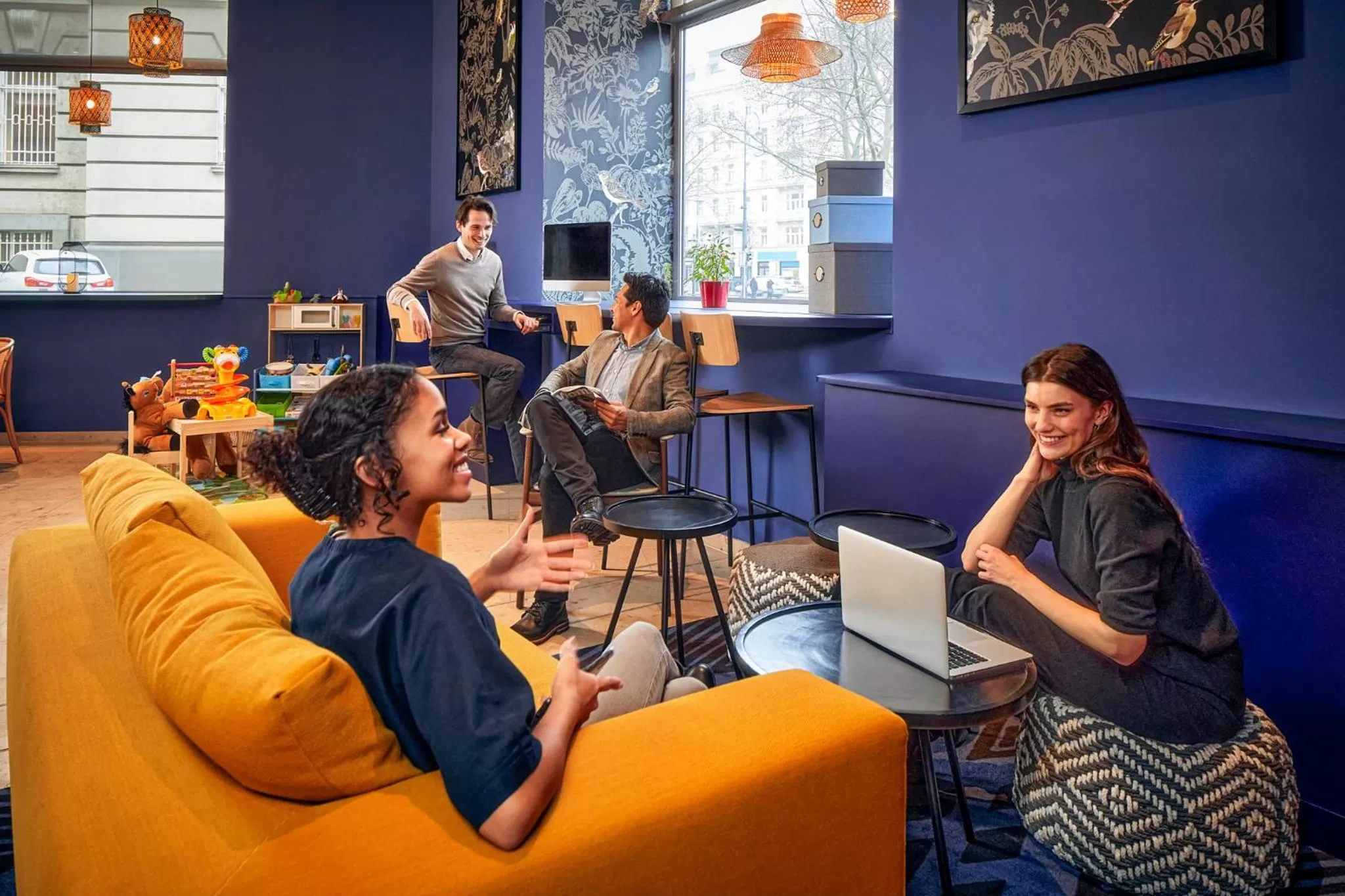 Lounge or bar in Aparthotel Adagio Vienna City