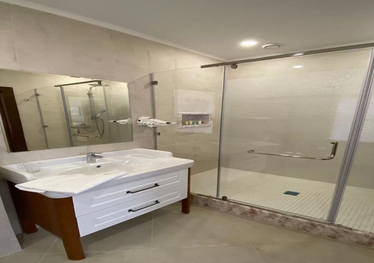 Bathroom in Boutique Hotel Kaspi