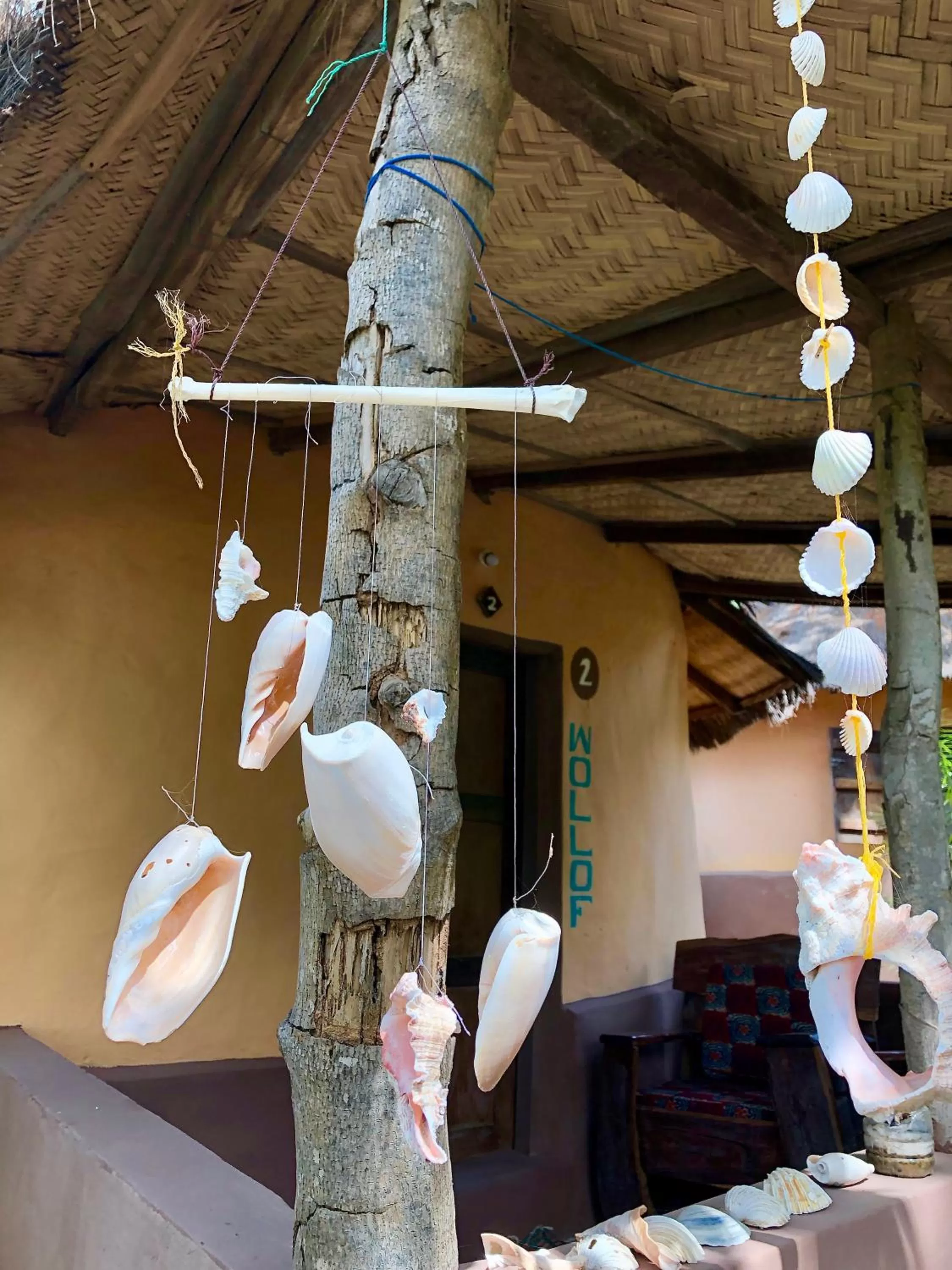 Decorative detail in Nemasu Eco-lodge