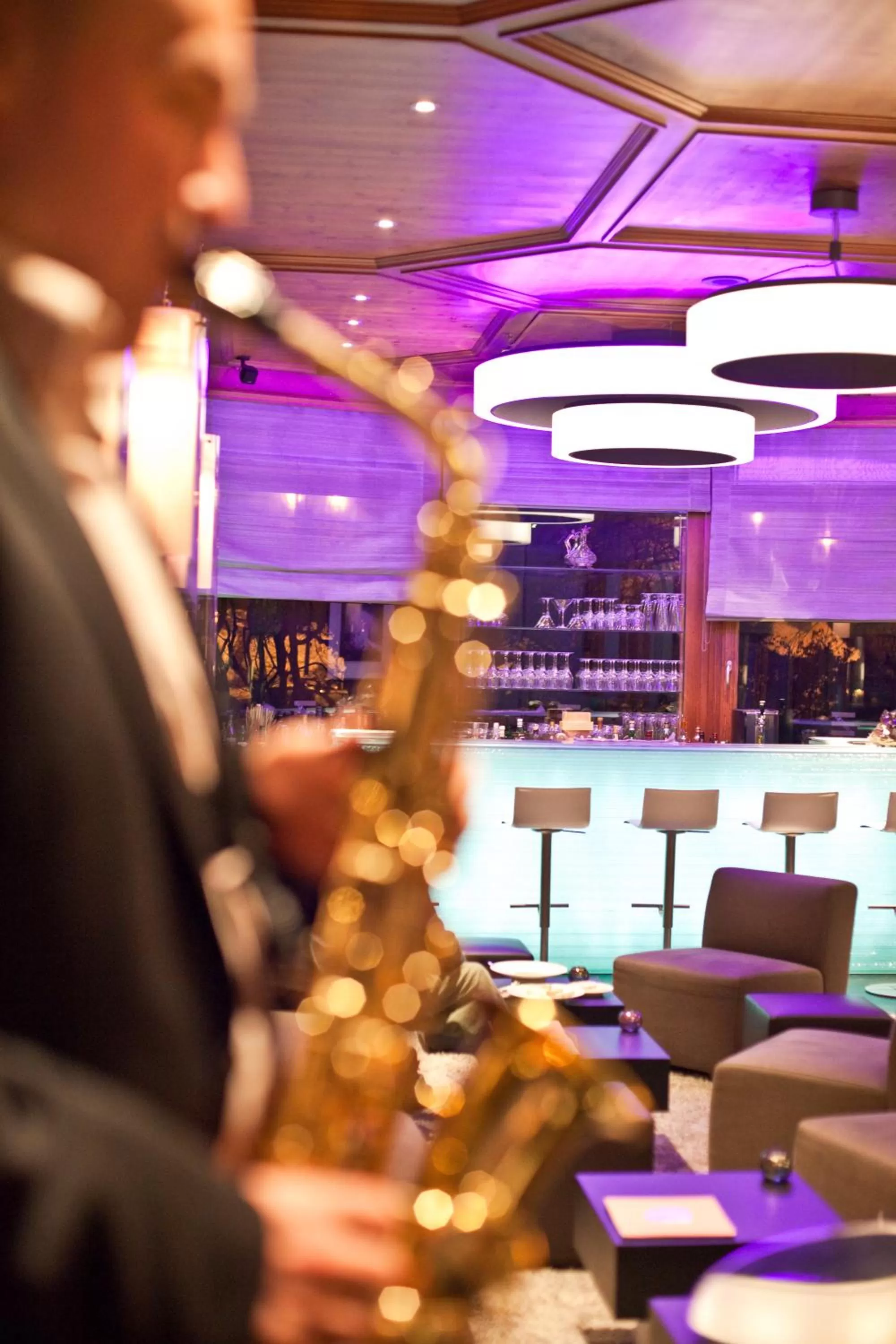 Lounge or bar in Le Hameau Albert 1er - Relais & Châteaux