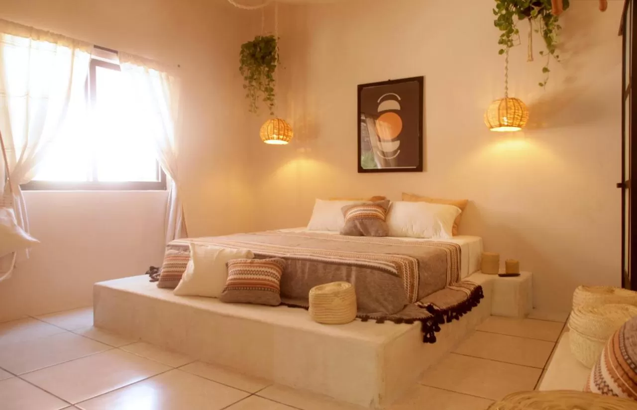 Bed in La Casa Bonita