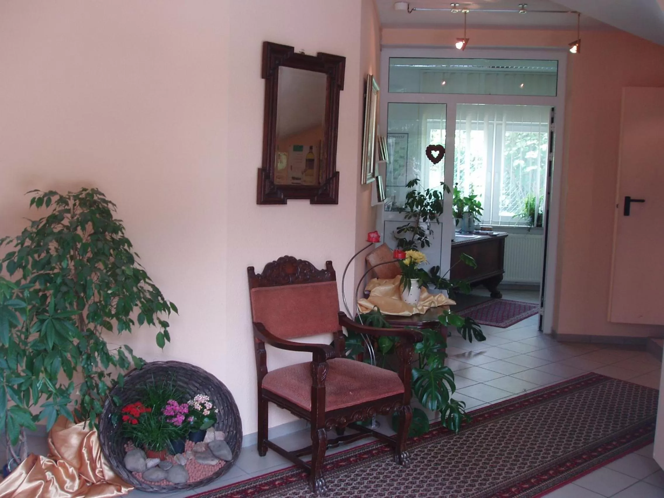 Lobby or reception in Land-gut-Hotel BurgBlick