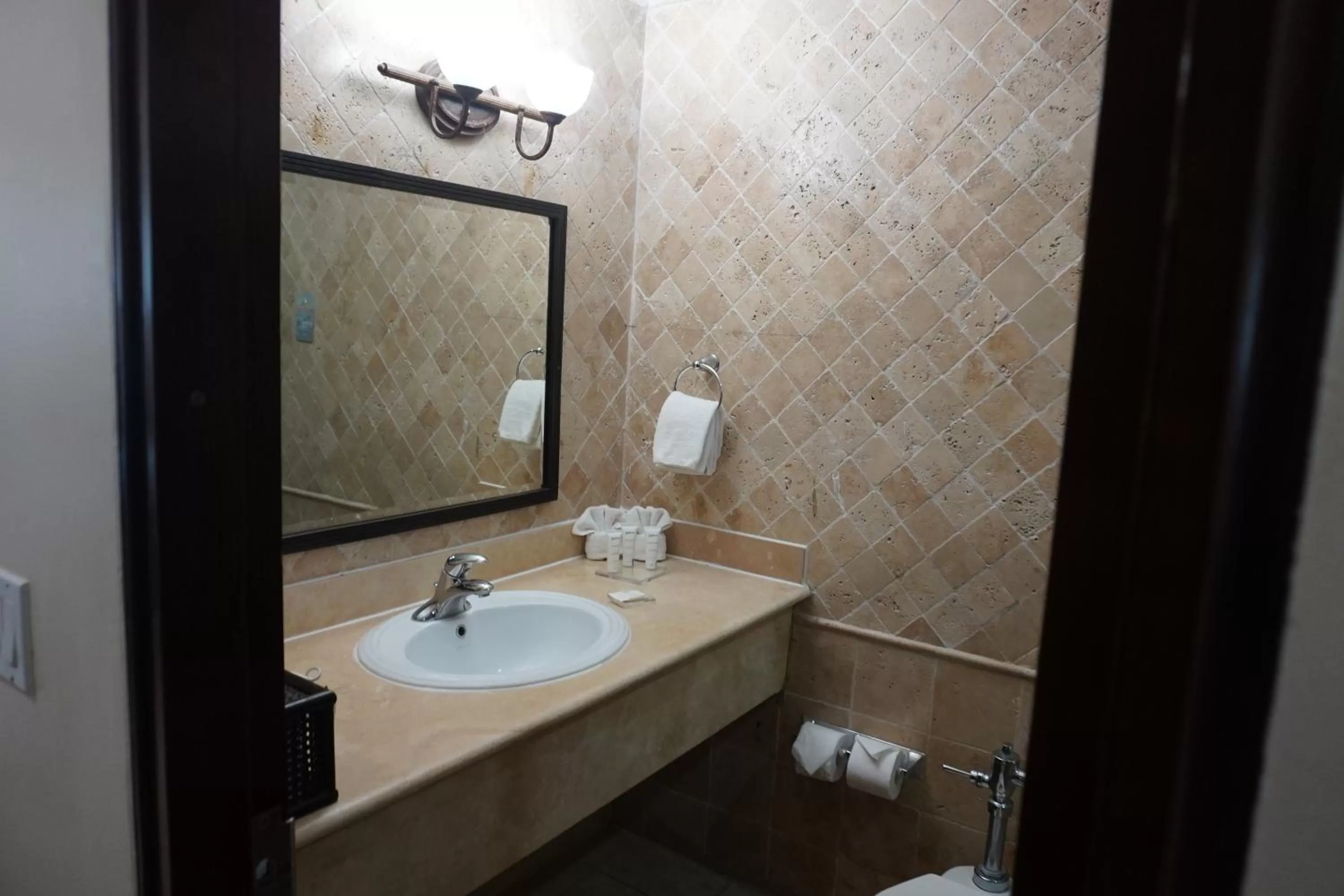 Bathroom in Radisson Colon 2,000 Hotel & Casino