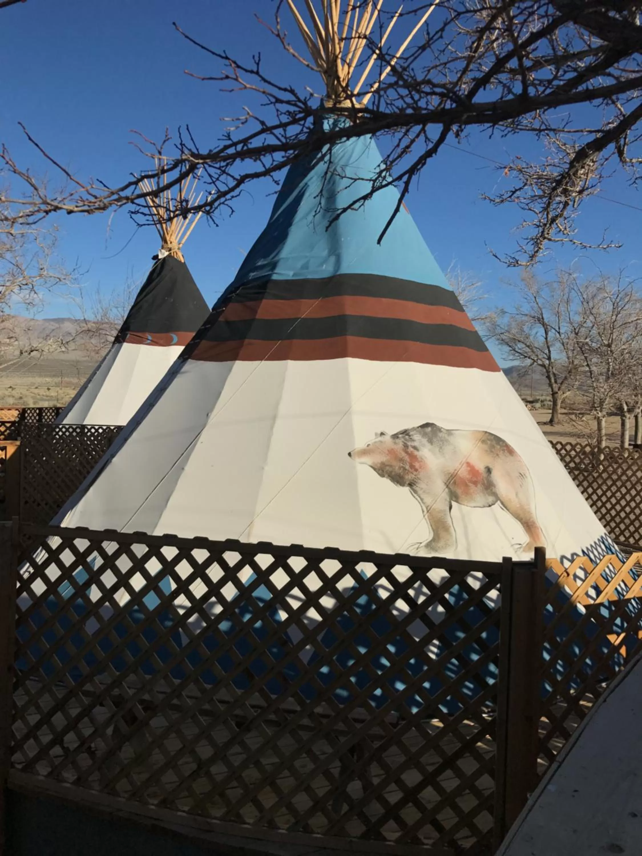 Property building in Olancha RV Park and Motel