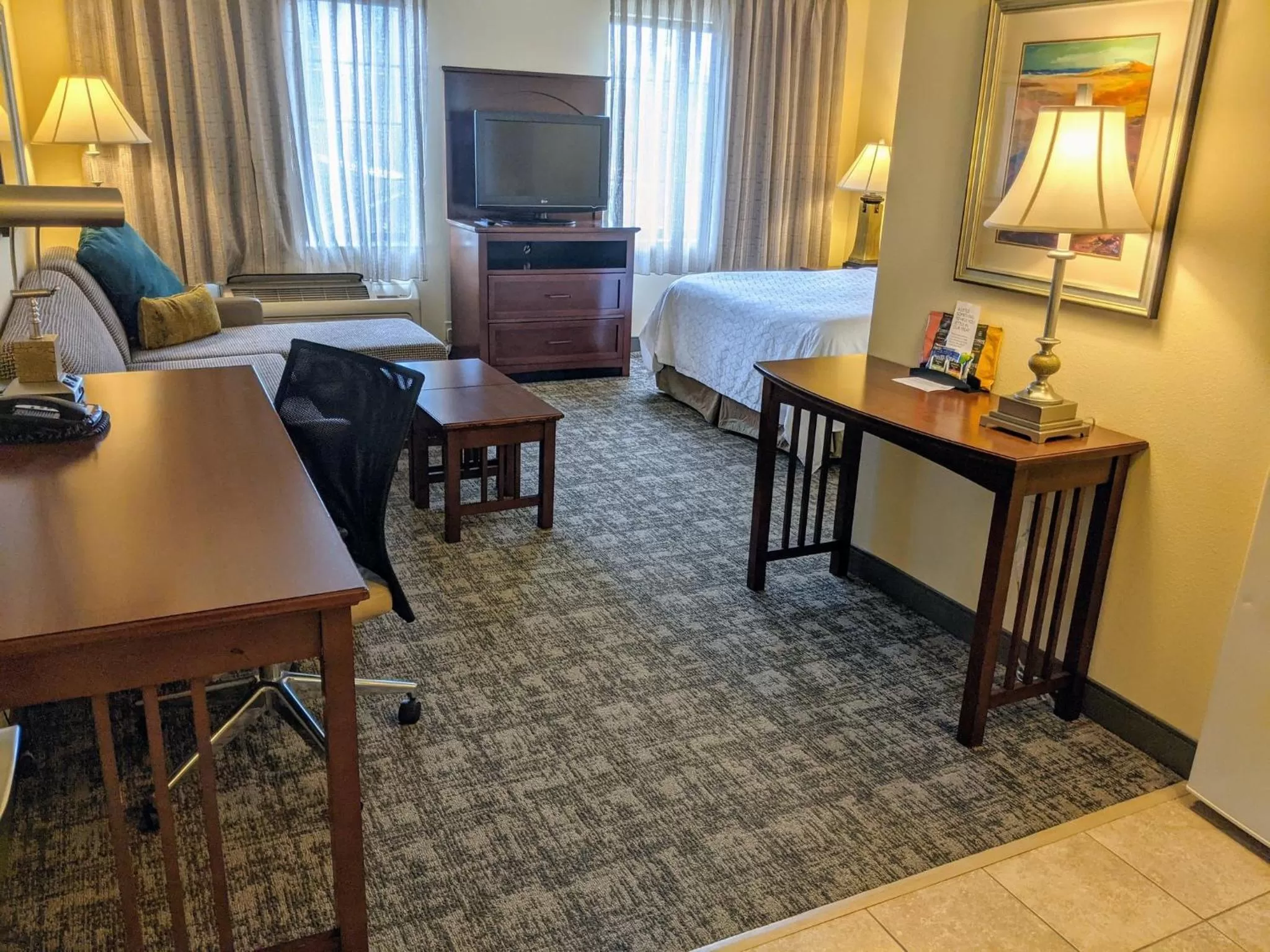 Photo of the whole room, Bed in Staybridge Suites Indianapolis-Carmel by IHG