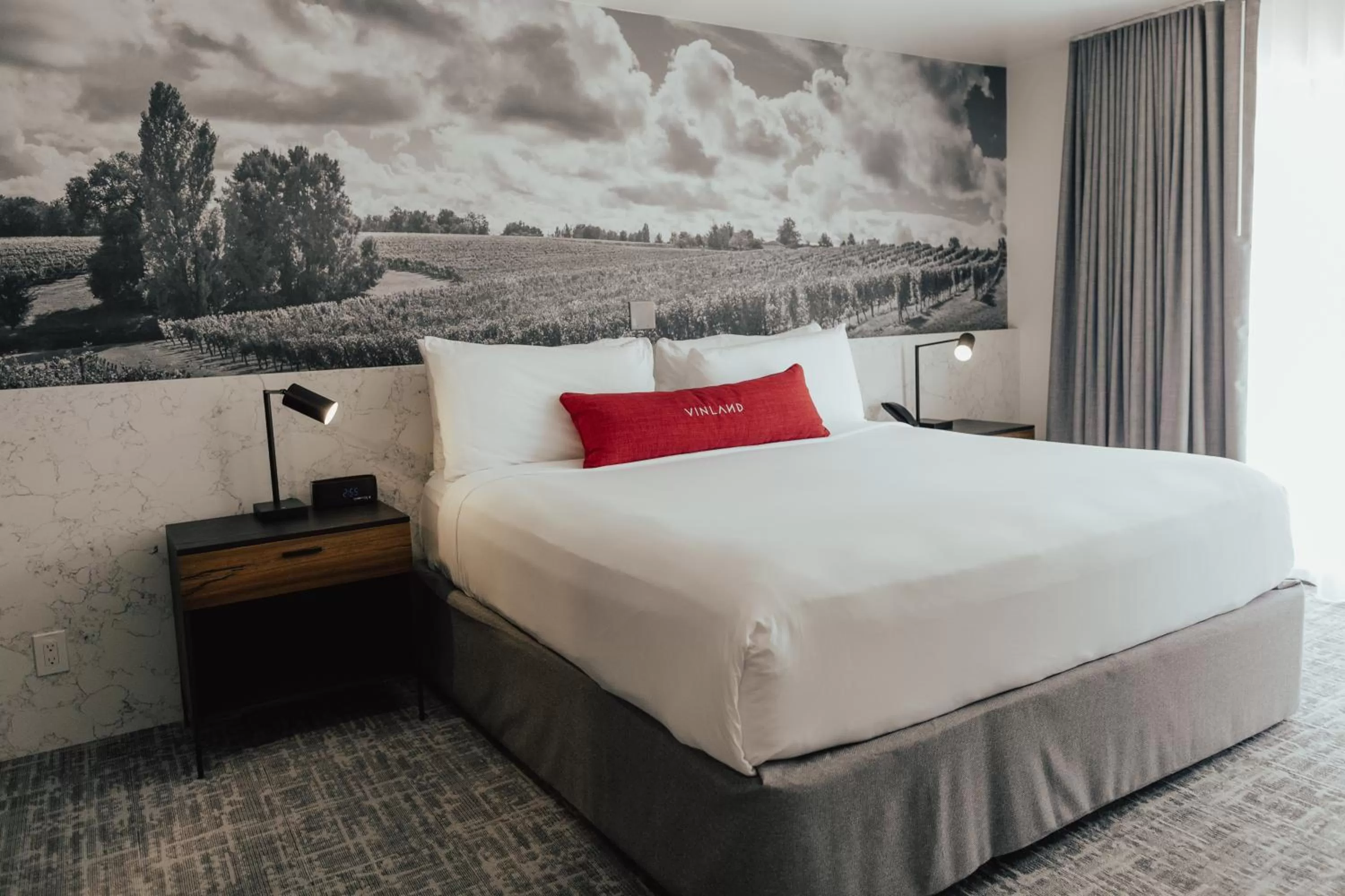 Bed in Vinland Hotel and Lounge