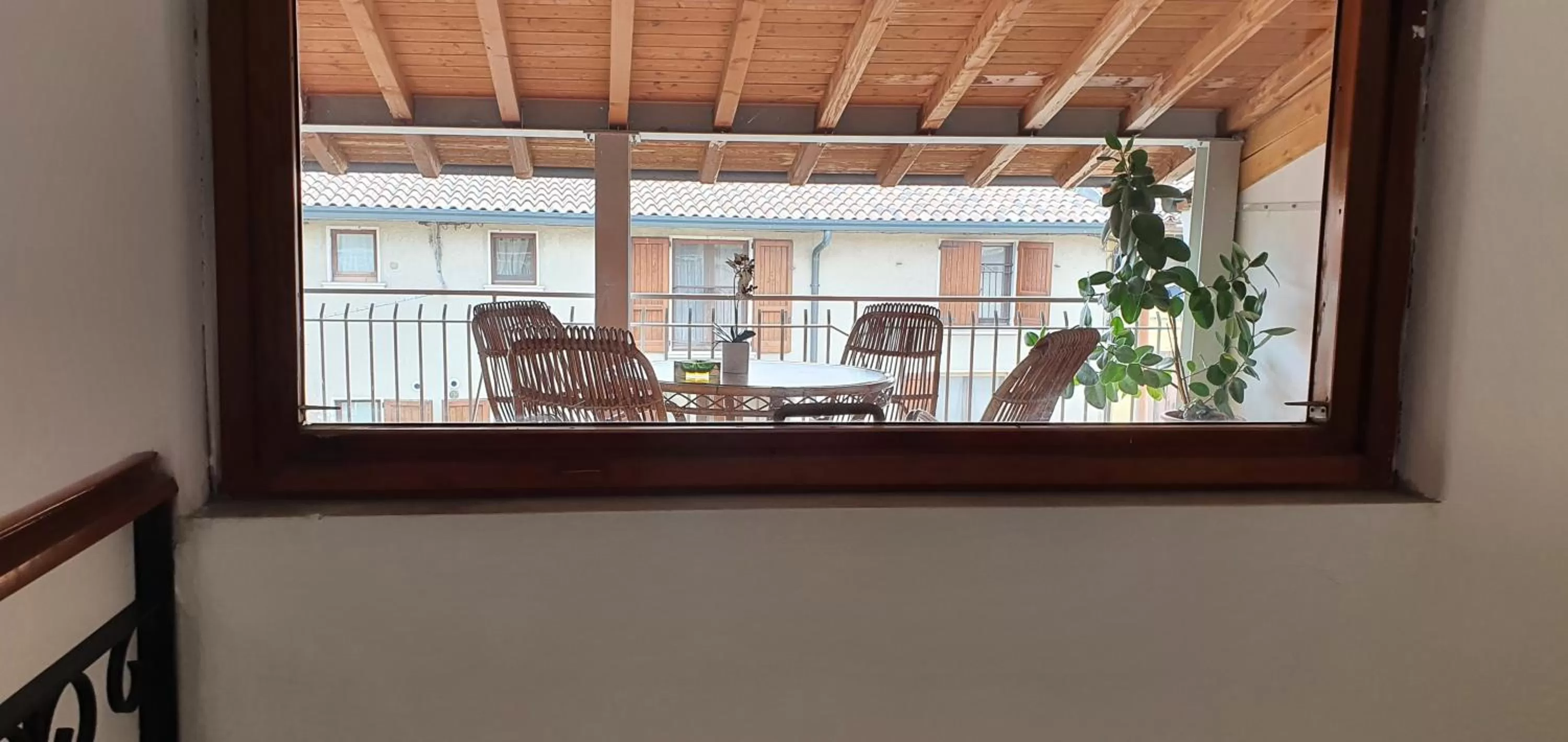 Balcony/Terrace, TV/Entertainment Center in Le Rustiche Foresteria