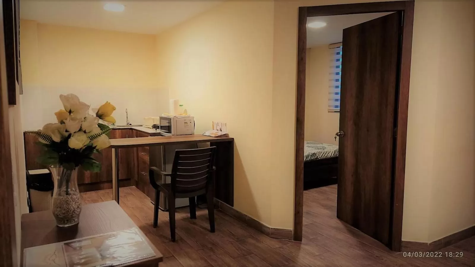 kitchen in Apart Cayambe