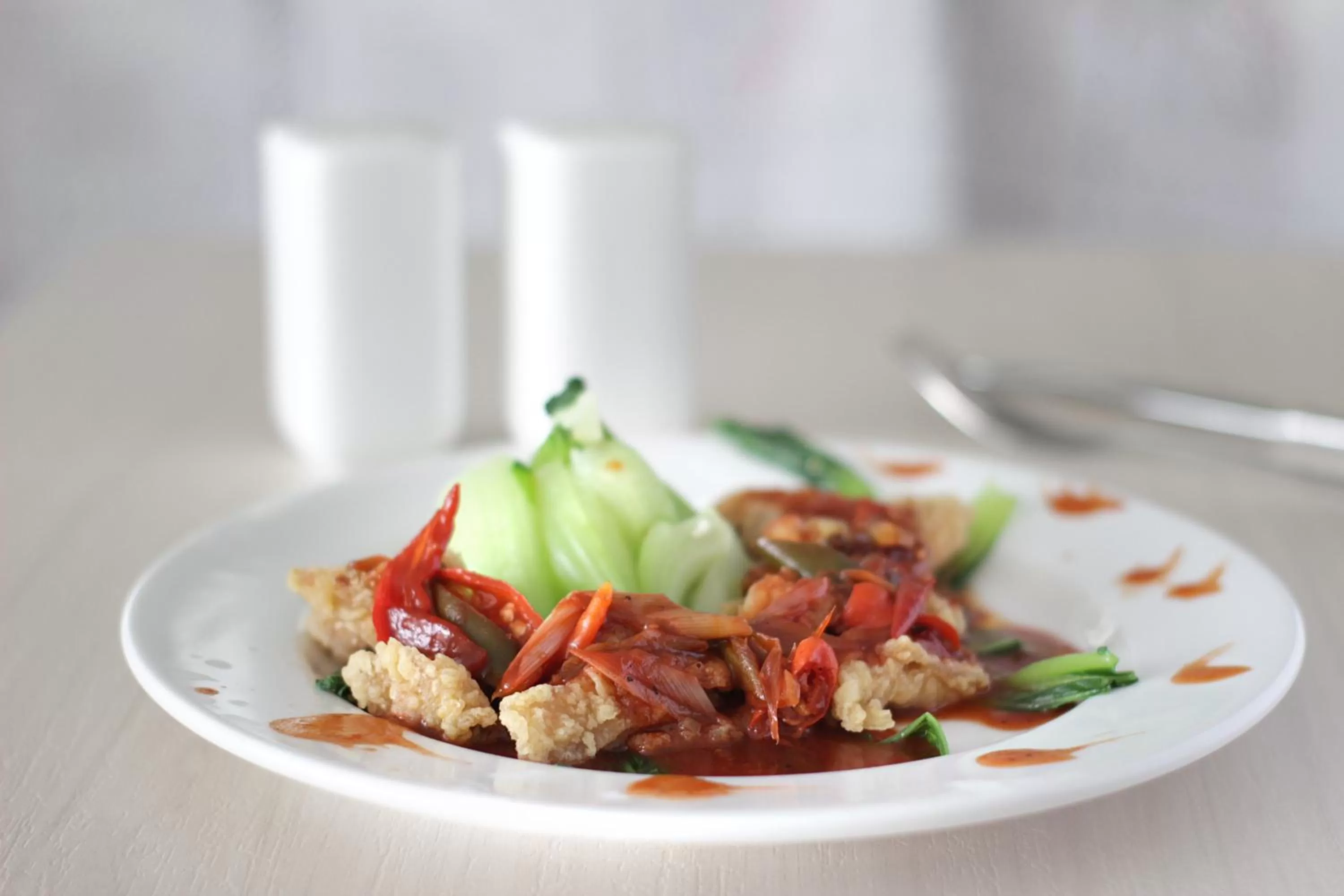 Food close-up in Three Eight Front One Boutique Batu Malang