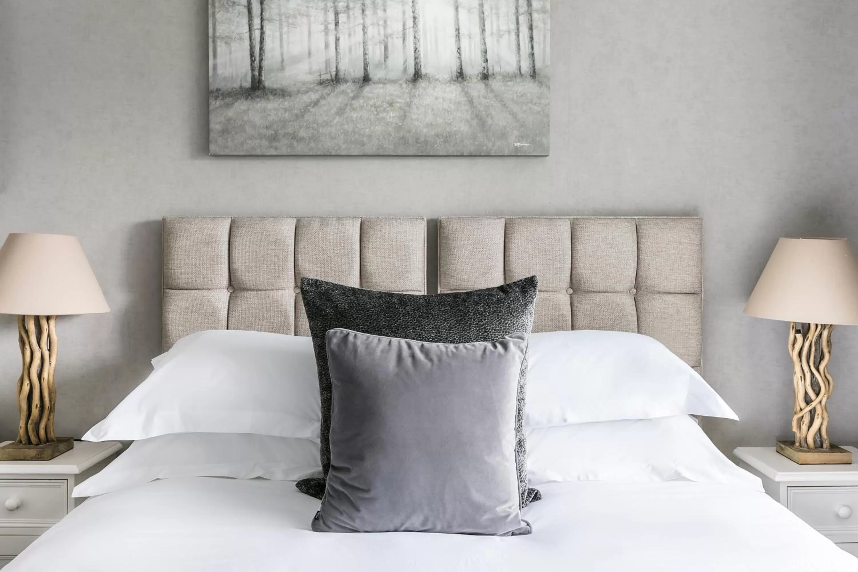 Bedroom, Bed in The Lodge @ Carus Green