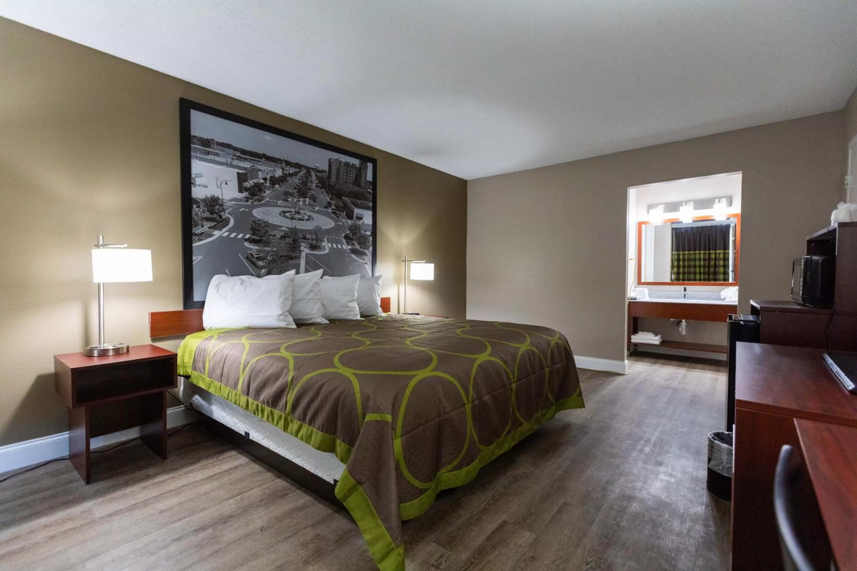 Photo of the whole room, Bed in Super 8 by Wyndham Goldsboro