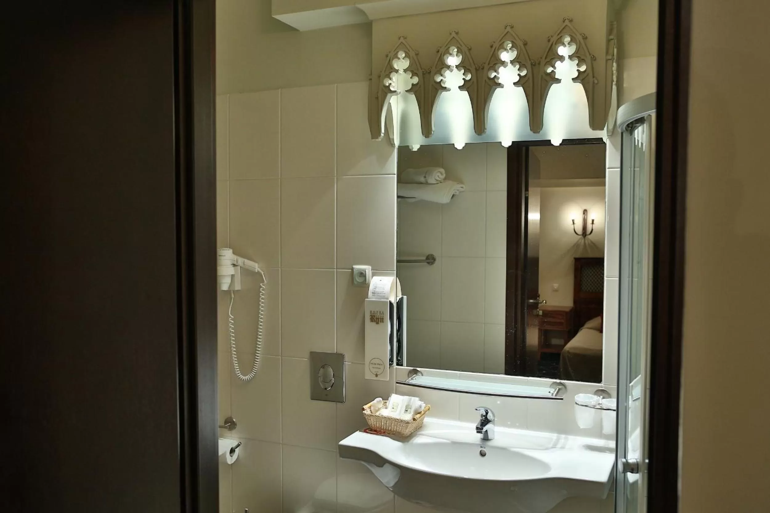 Bathroom in Hotel Zamek Ryn