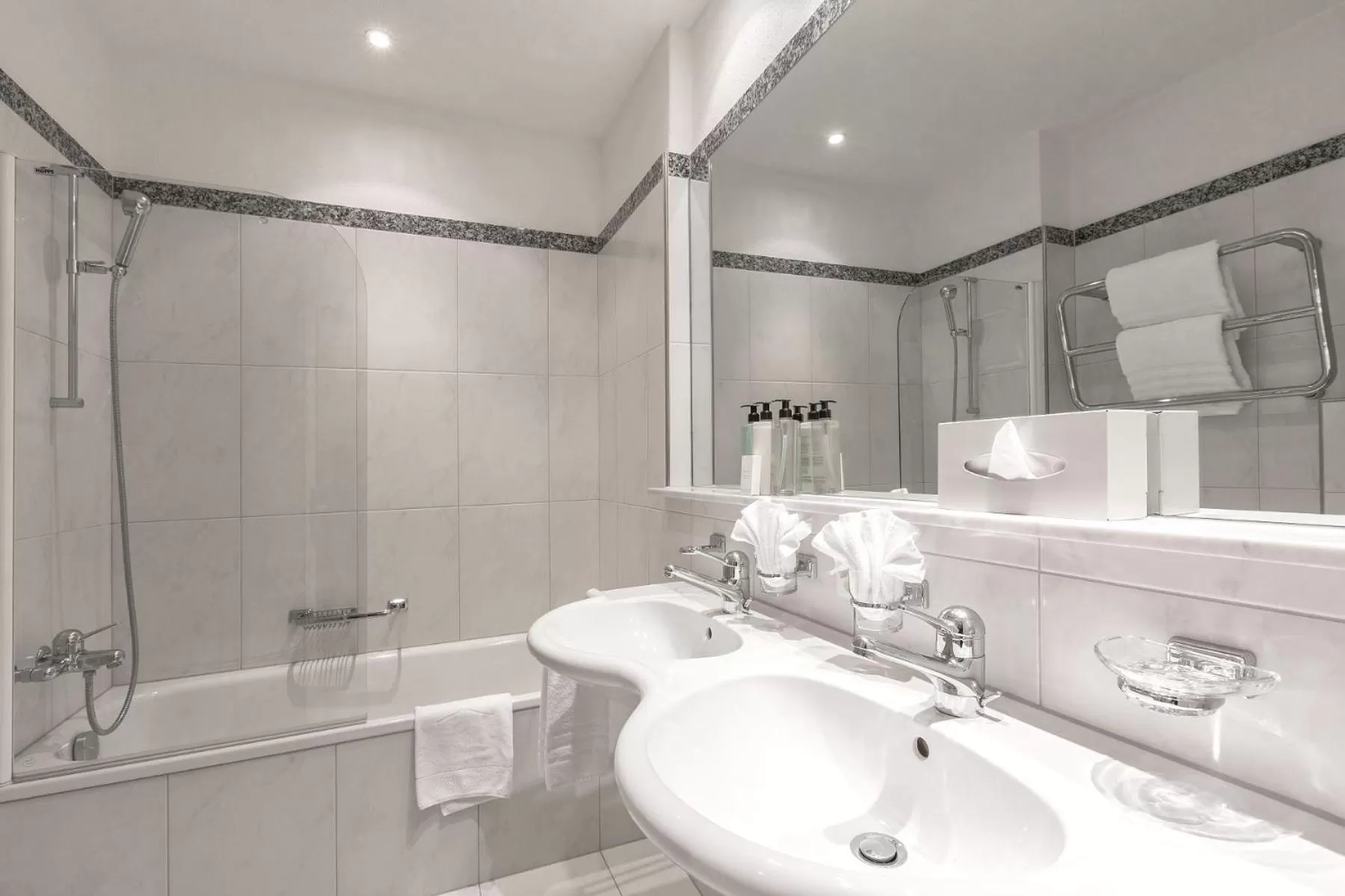 Bathroom in Blatter's Arosa Hotel & Bella Vista SPA