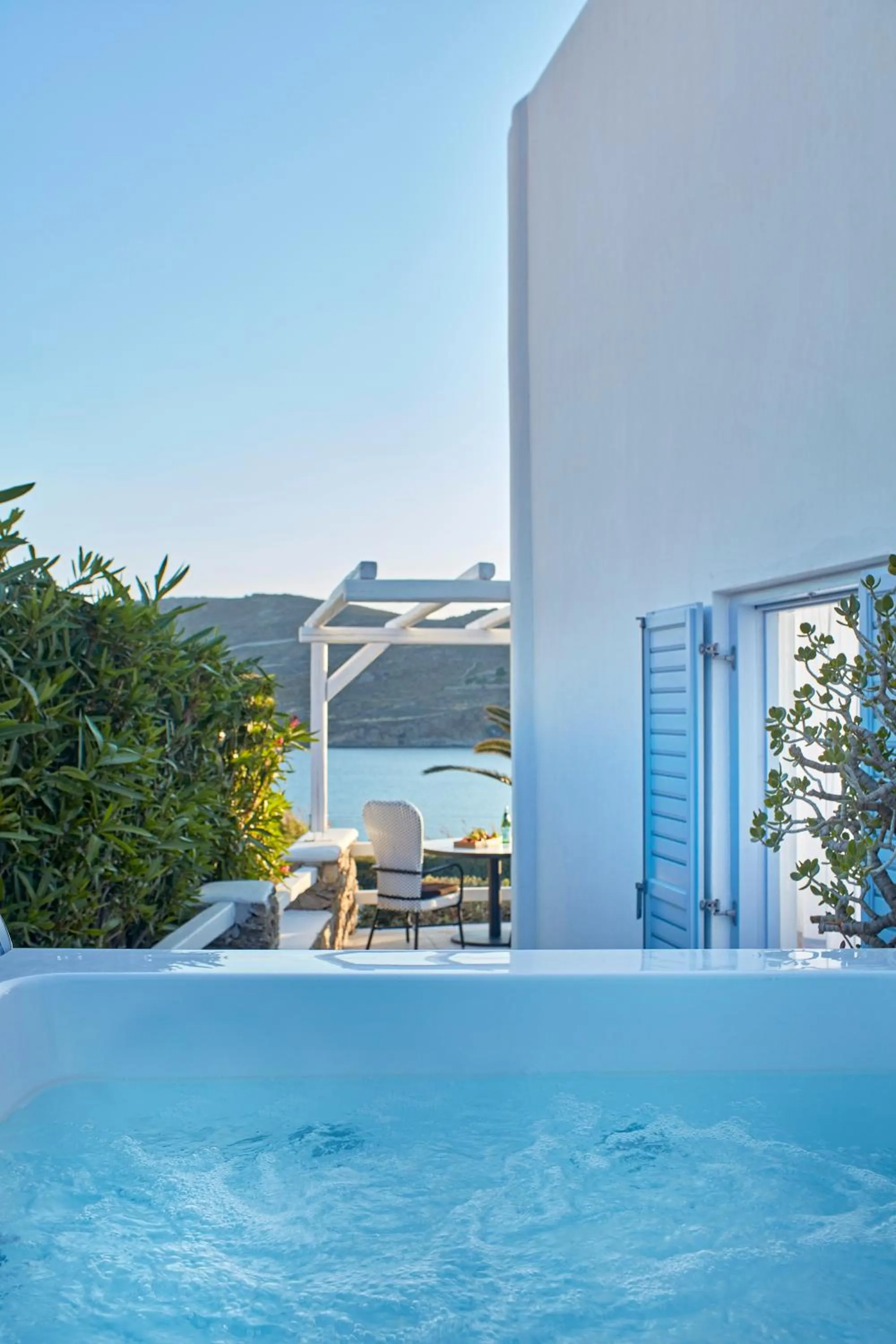 Balcony/Terrace in Archipelagos Hotel - Small Luxury Hotels of the World