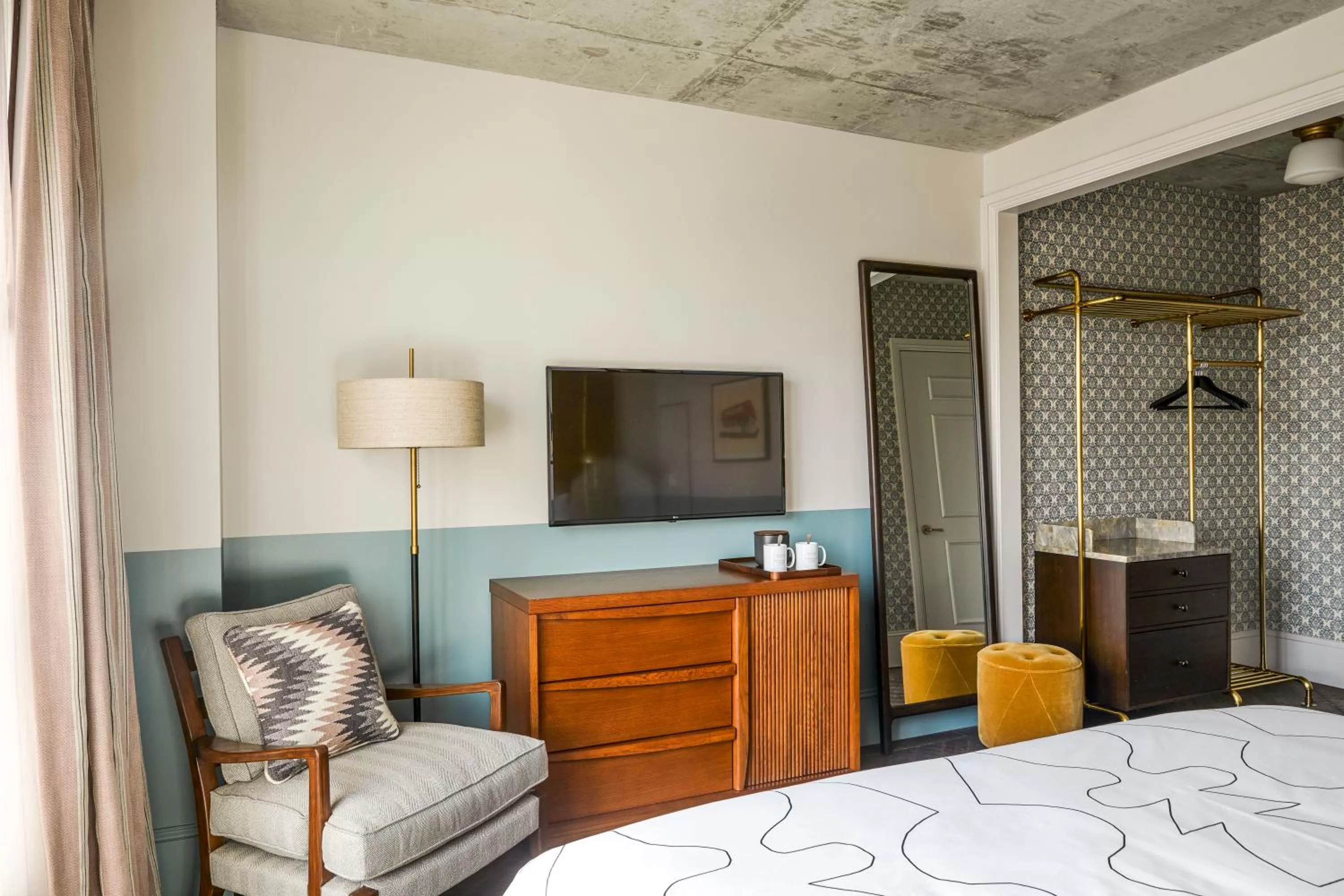 Bedroom, Bed in The Hoxton, Chicago