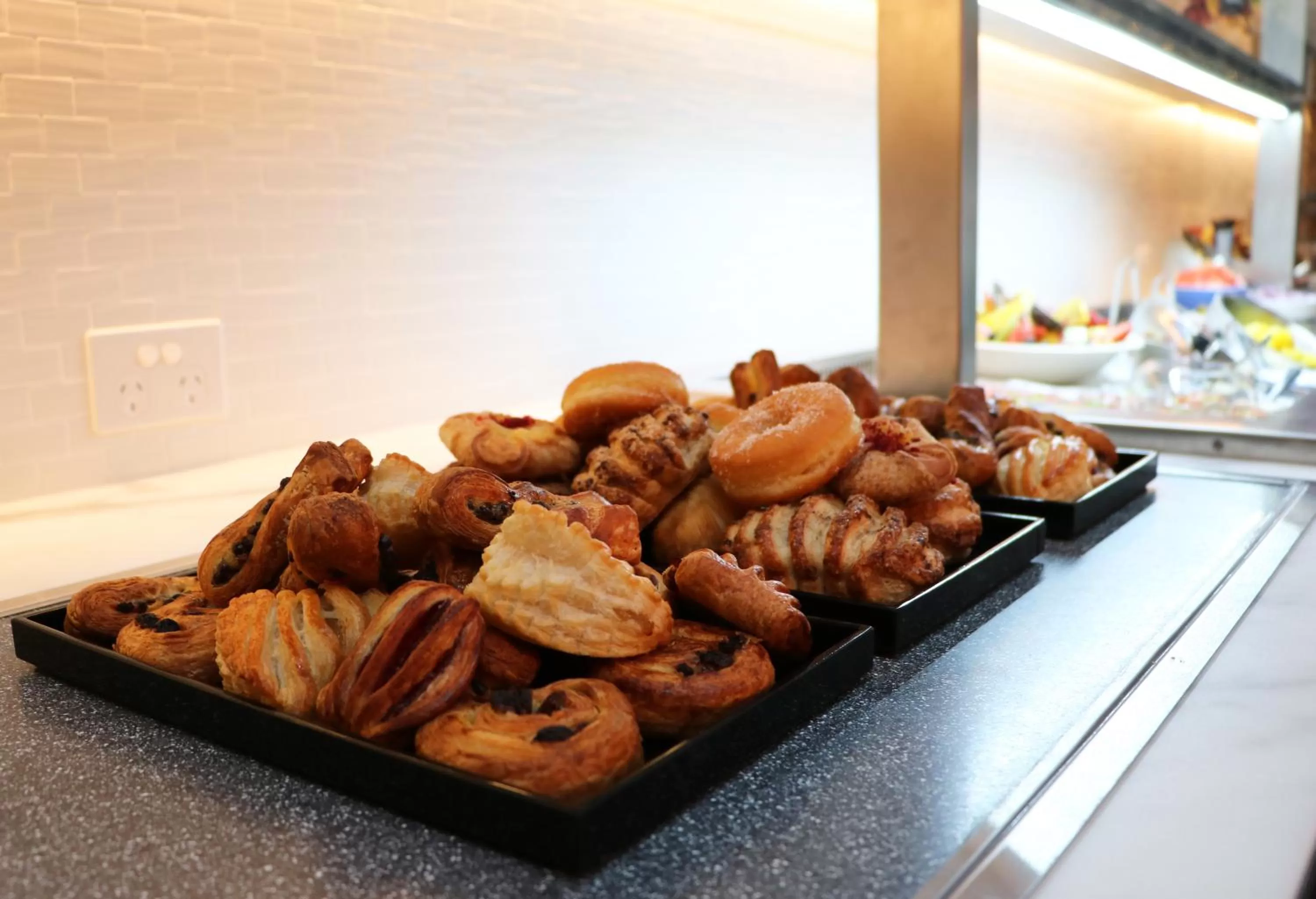 Continental breakfast in Ovolo Sydney Woolloomooloo, a Wyndham Hotel