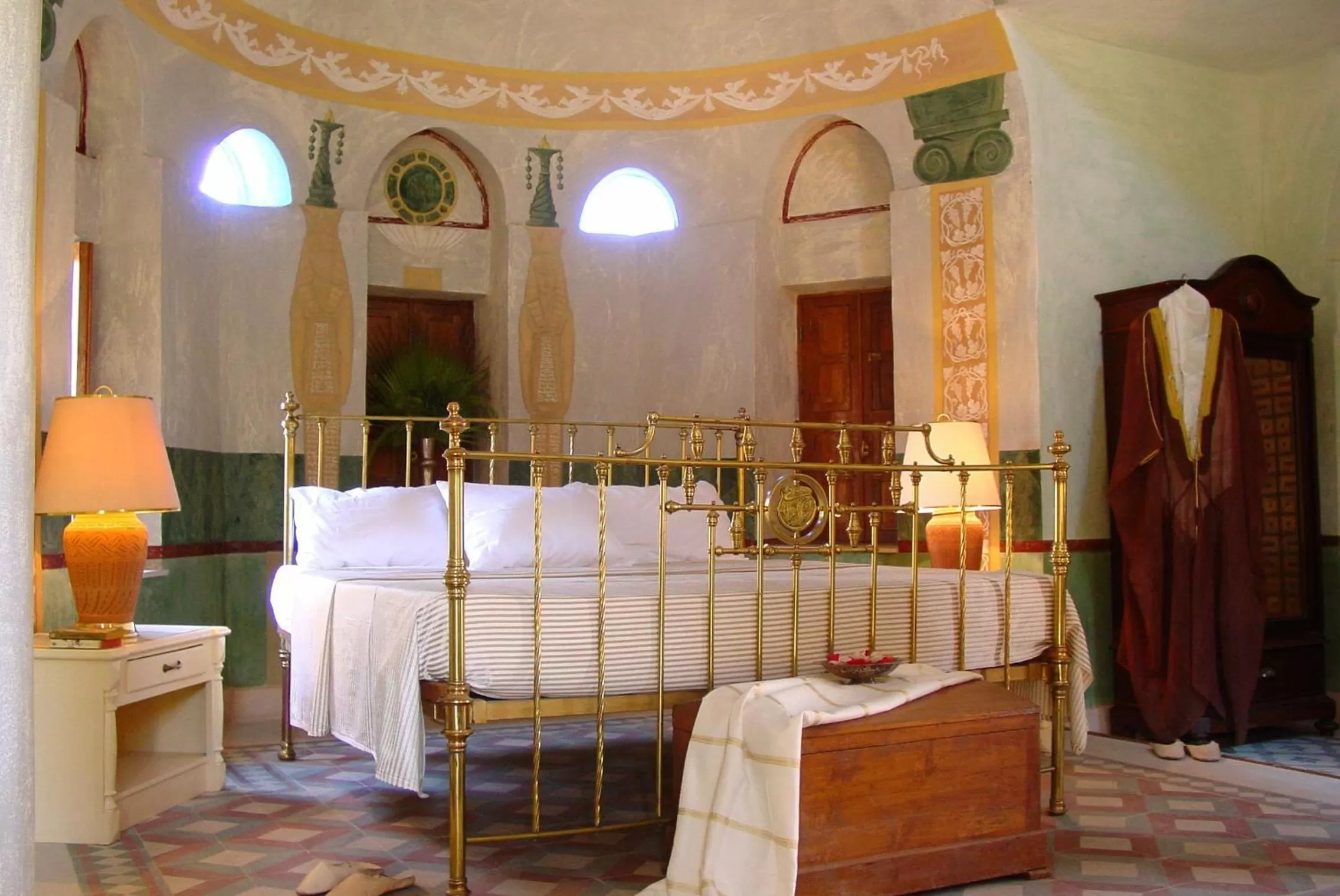 Photo of the whole room, Bed in Al Moudira Hotel
