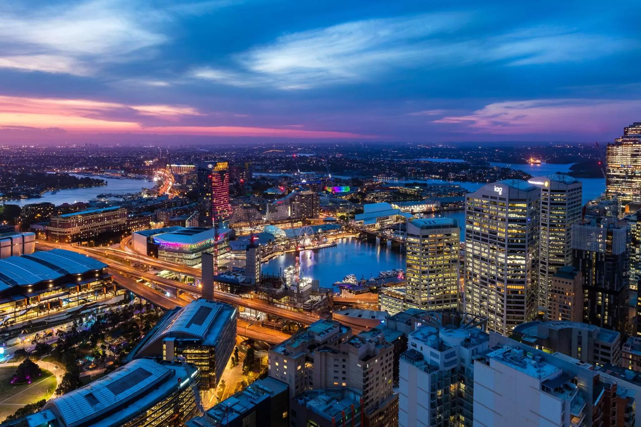 City view in Meriton Suites Kent Street, Sydney