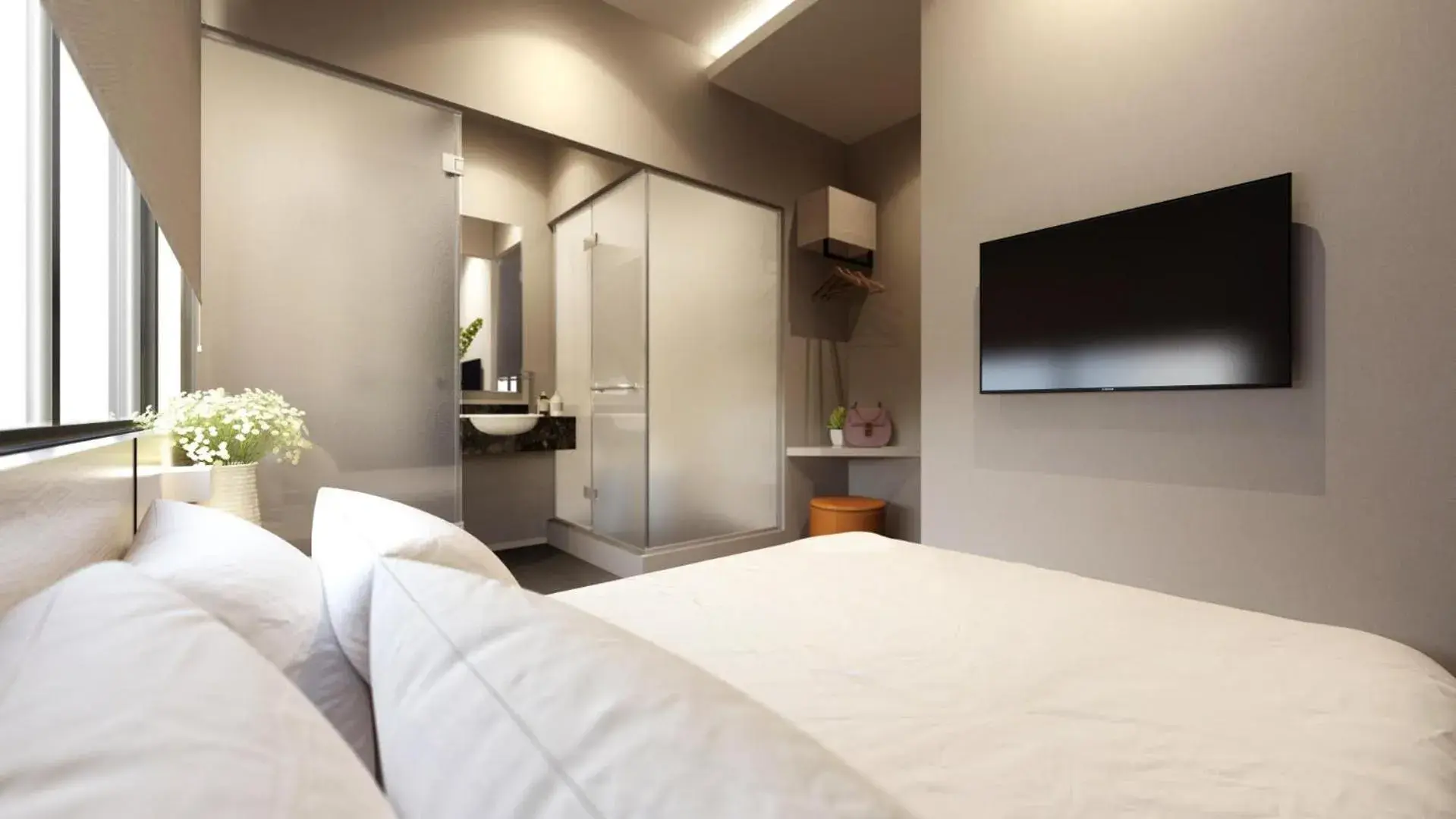 Mini Queen Room With Window in The Square Hotel Mini Queen Room With Window in The Square Hotel