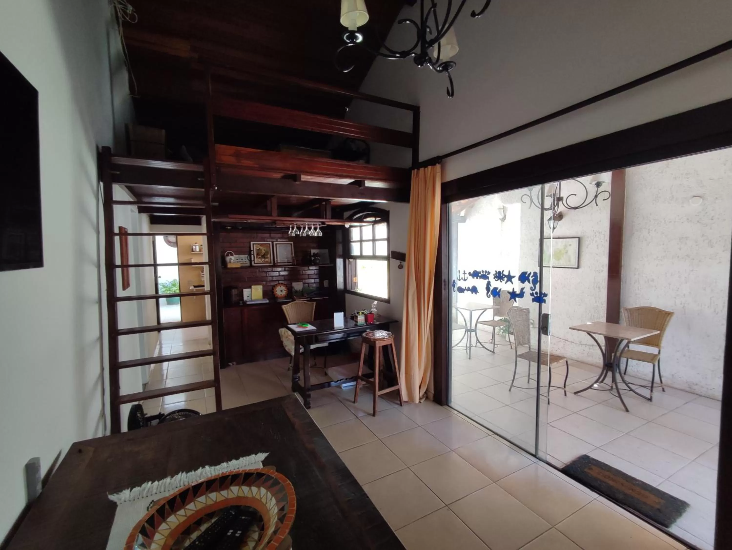 Living room in Pousada L'étage